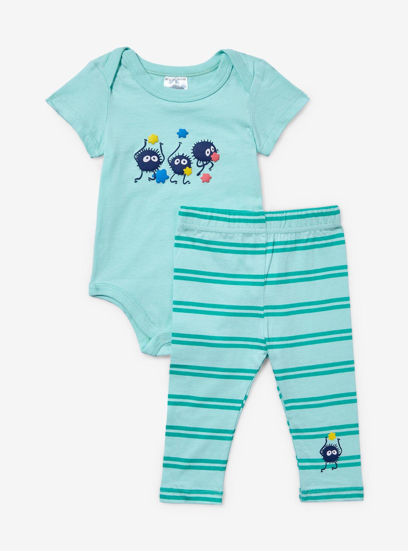 Studio Ghibli Spirited Away Soot Sprites Infant One-Piece & Pants Set - BoxLunch Exclusive, , hi-res