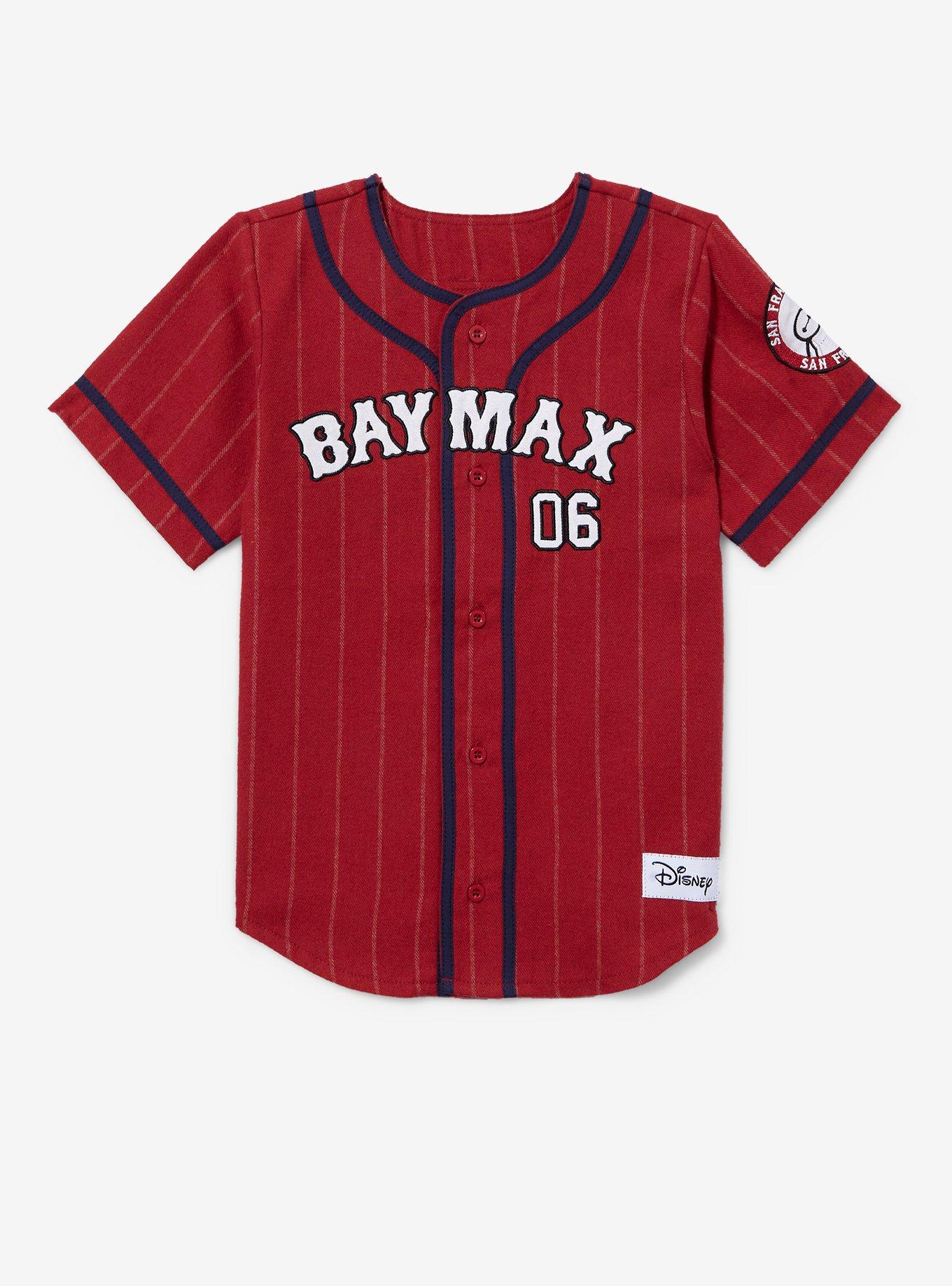 Disney Big Hero 6 Baymax Toddler Baseball Jersey - BoxLunch Exclusive, RED, hi-res