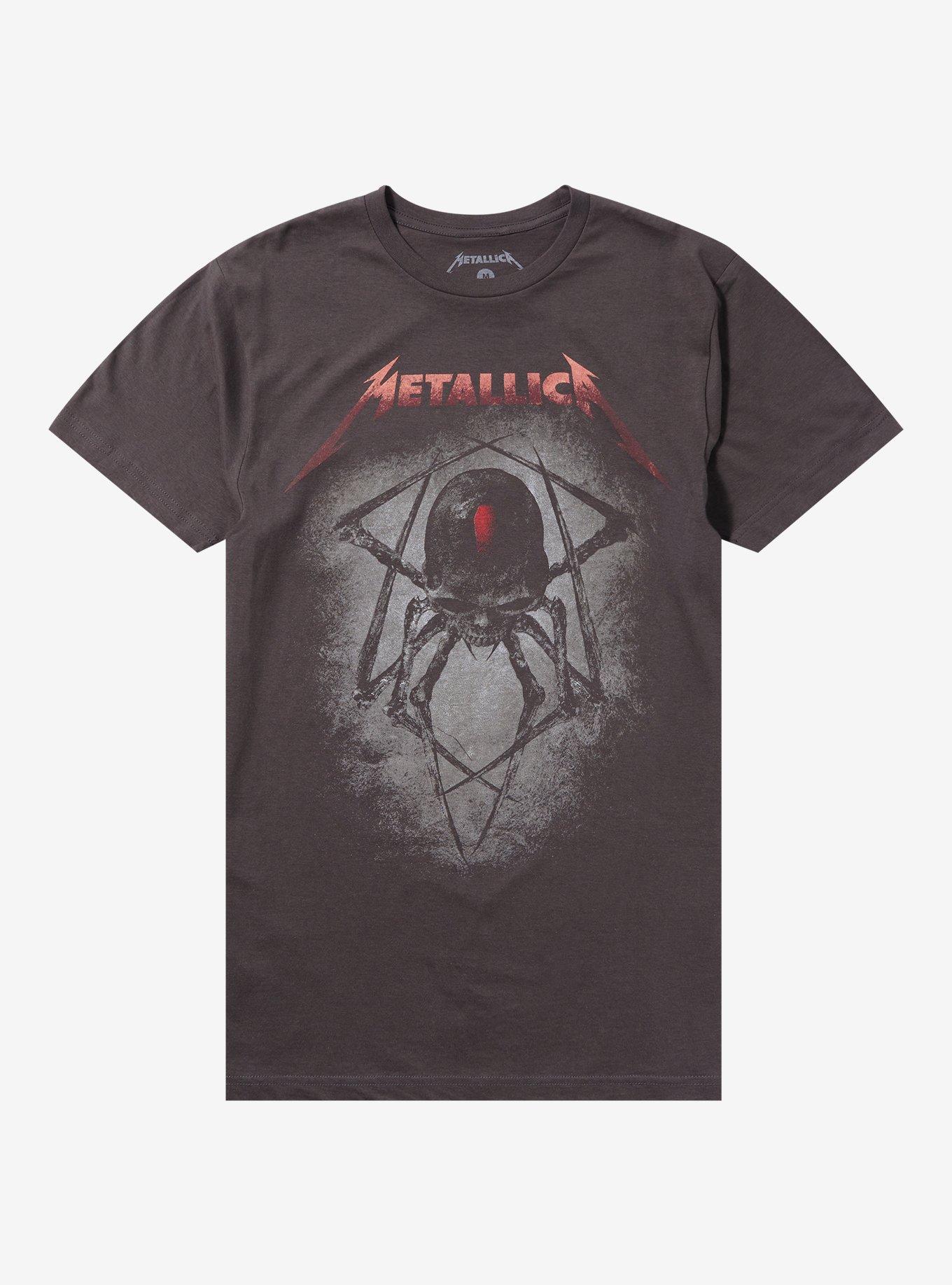 Metallica Black Widow Skull T-Shirt, , hi-res