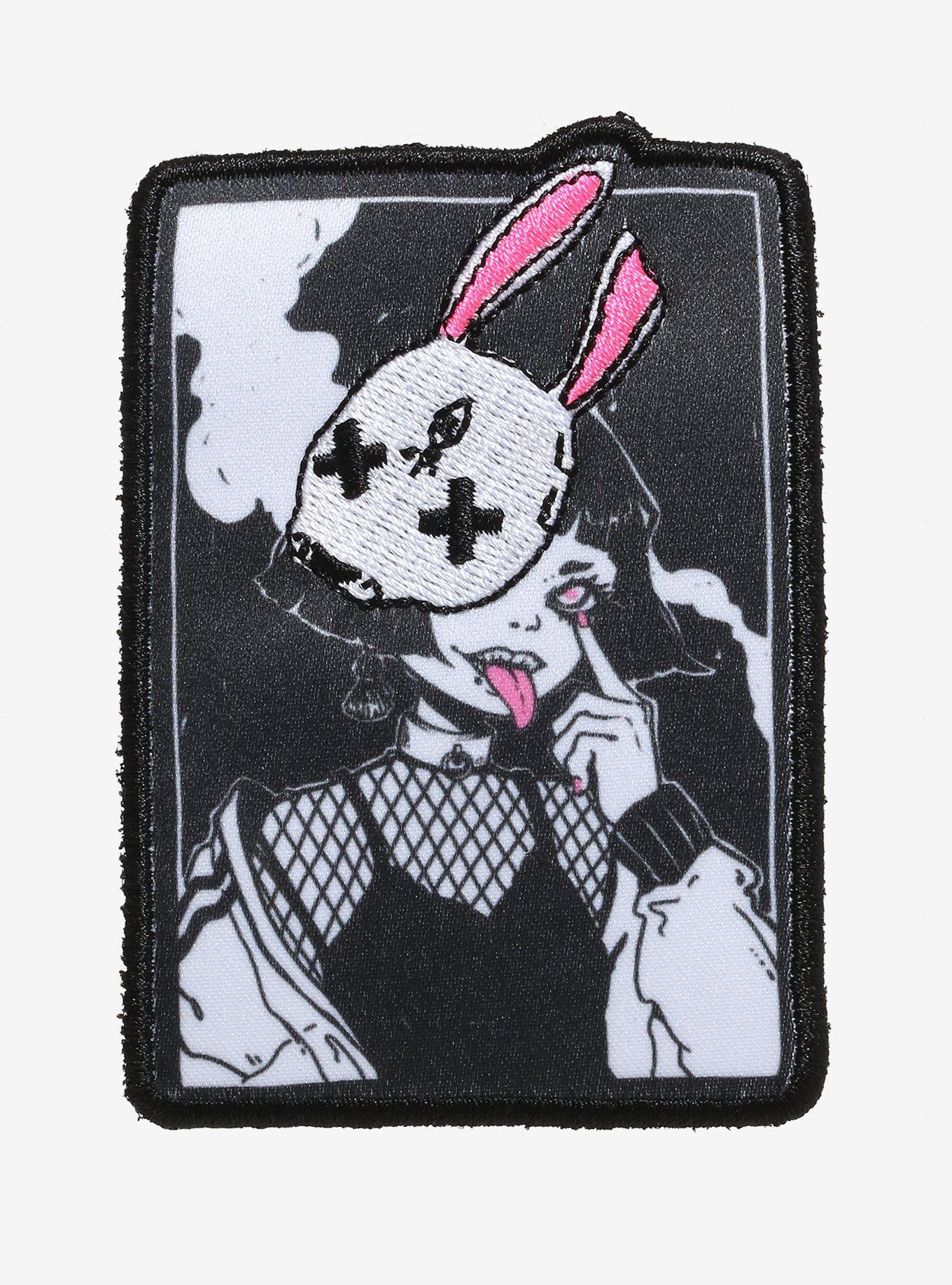 Anime Girl Bunny Mask Patch By Bandage Brigade, , hi-res