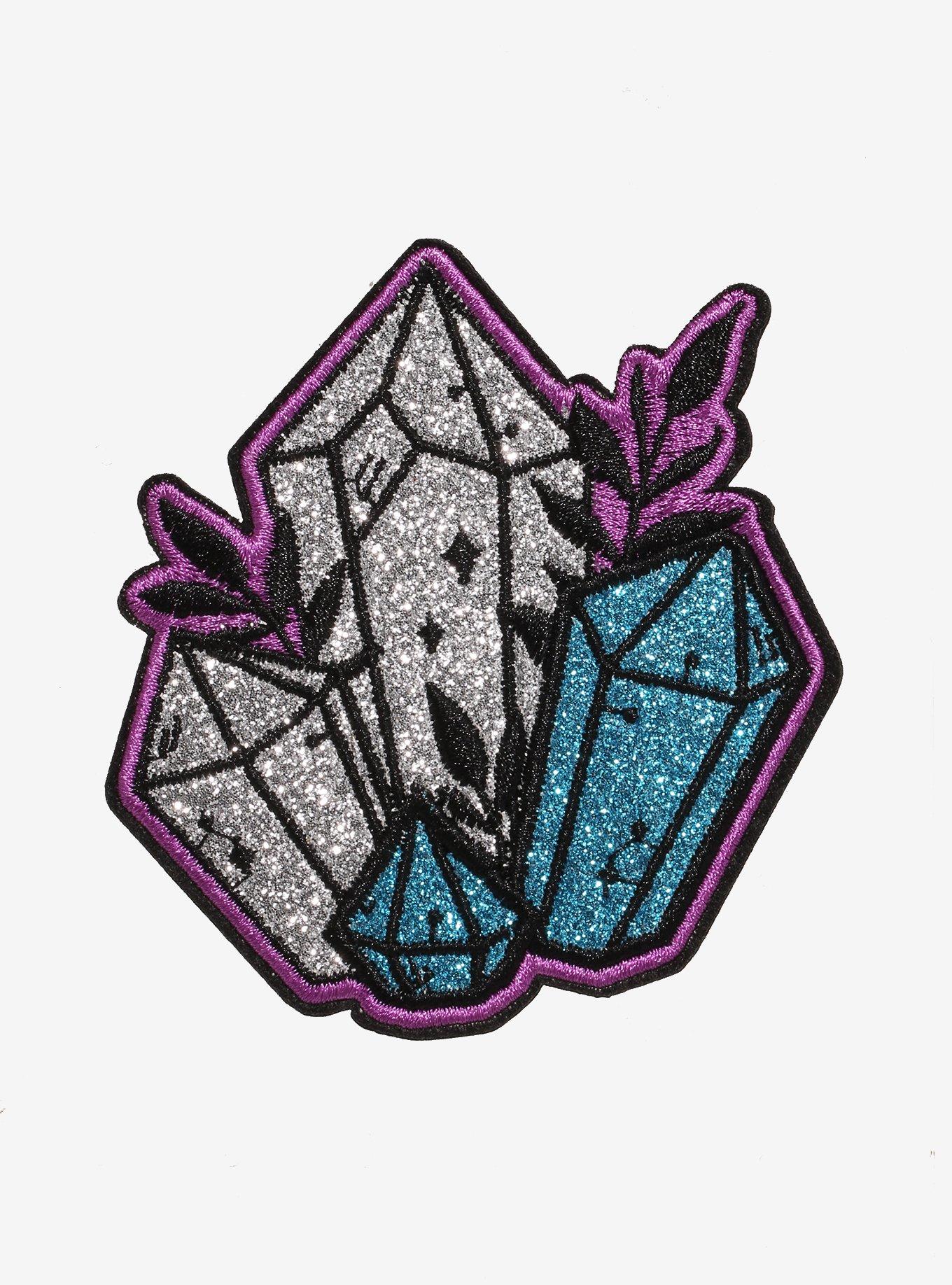 Blue & Silver Crystal Patch, , hi-res