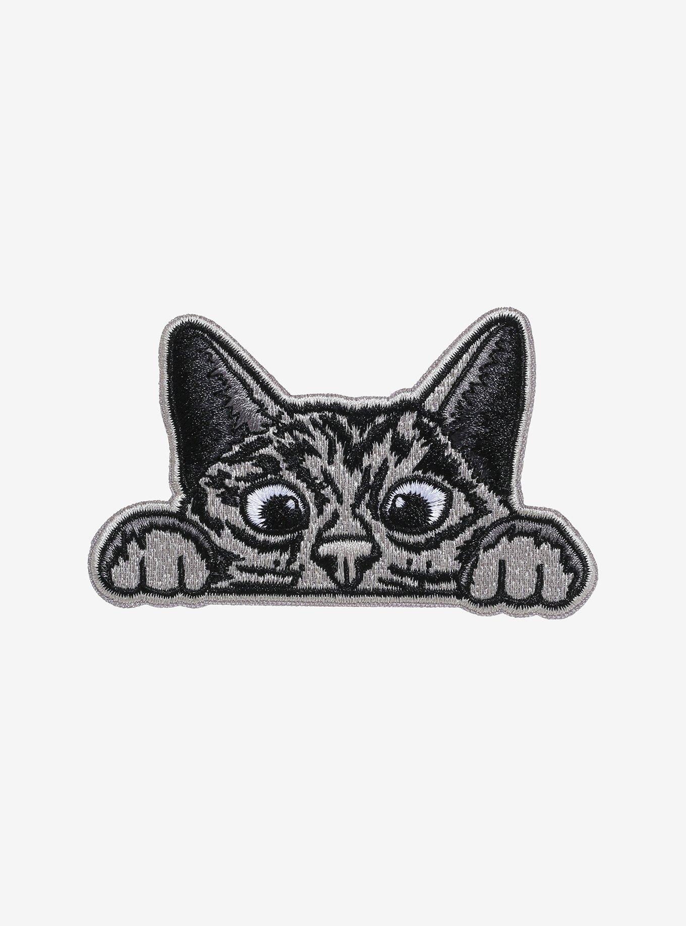 Cat Peeking Patch, , hi-res