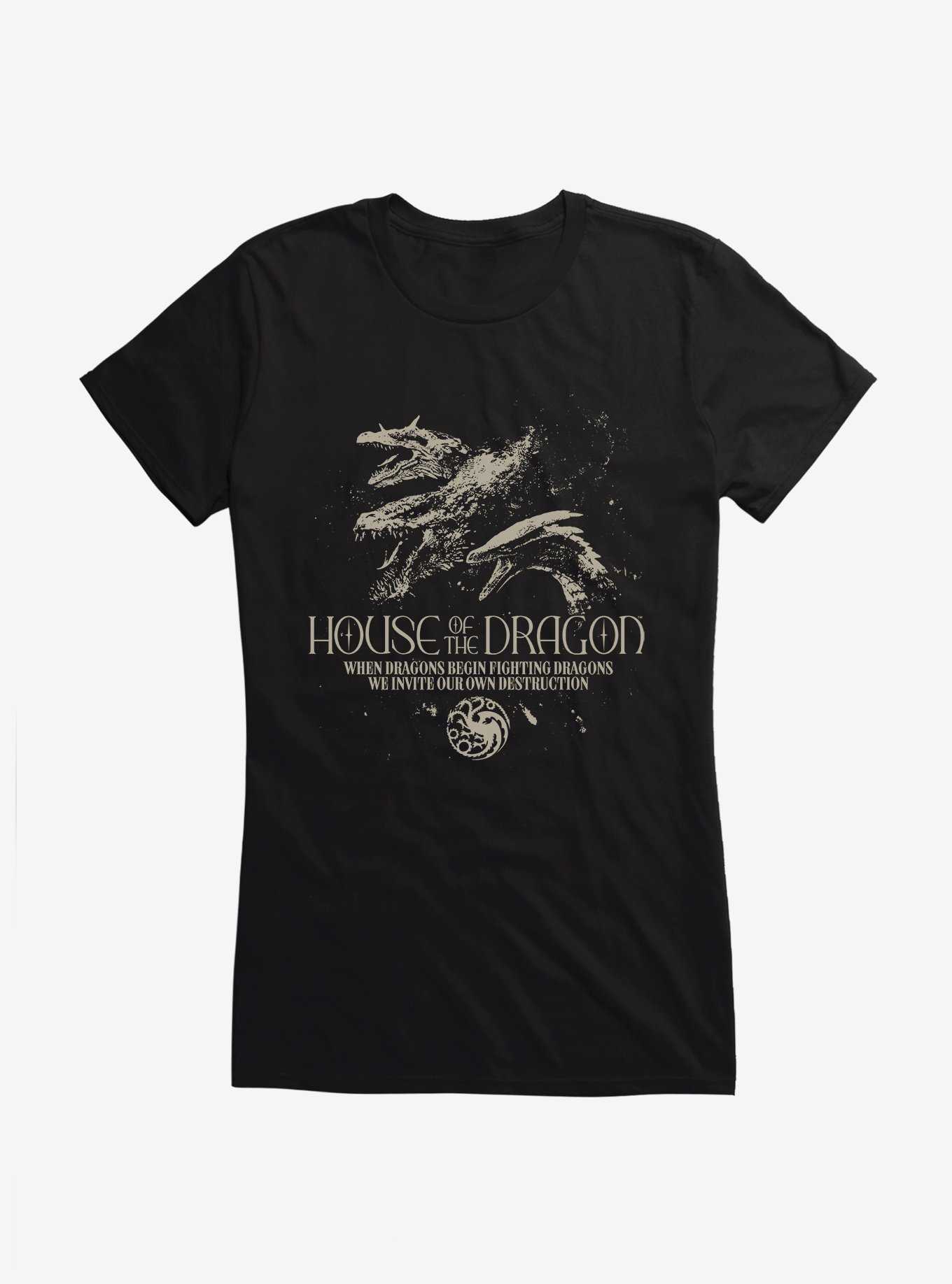 House Of The Dragon Invite Our Own Destruction Girls T-Shirt, , hi-res