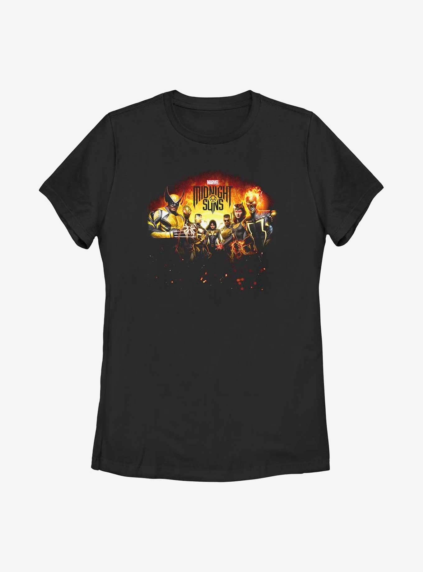 Marvel Midnight Suns Burning Embers Hero Lineup Womens T-Shirt, , hi-res