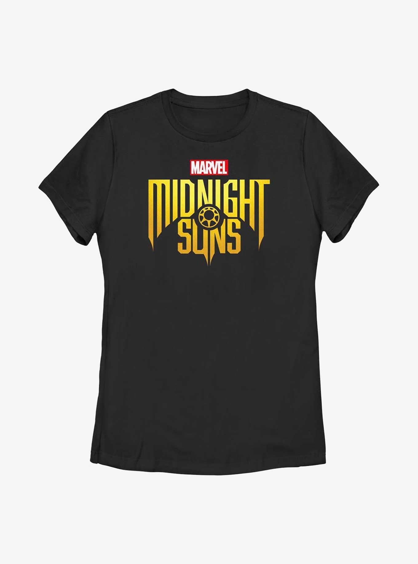Marvel Midnight Suns Logo Womens T-Shirt, BLACK, hi-res