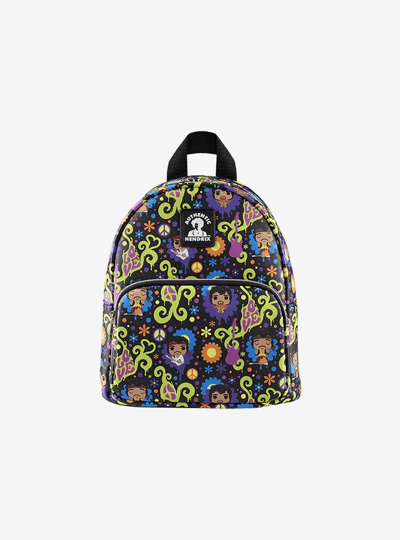 Funko Pop! Jimi Hendrix Love & Flowers All Over Print Mini Backpack, , hi-res