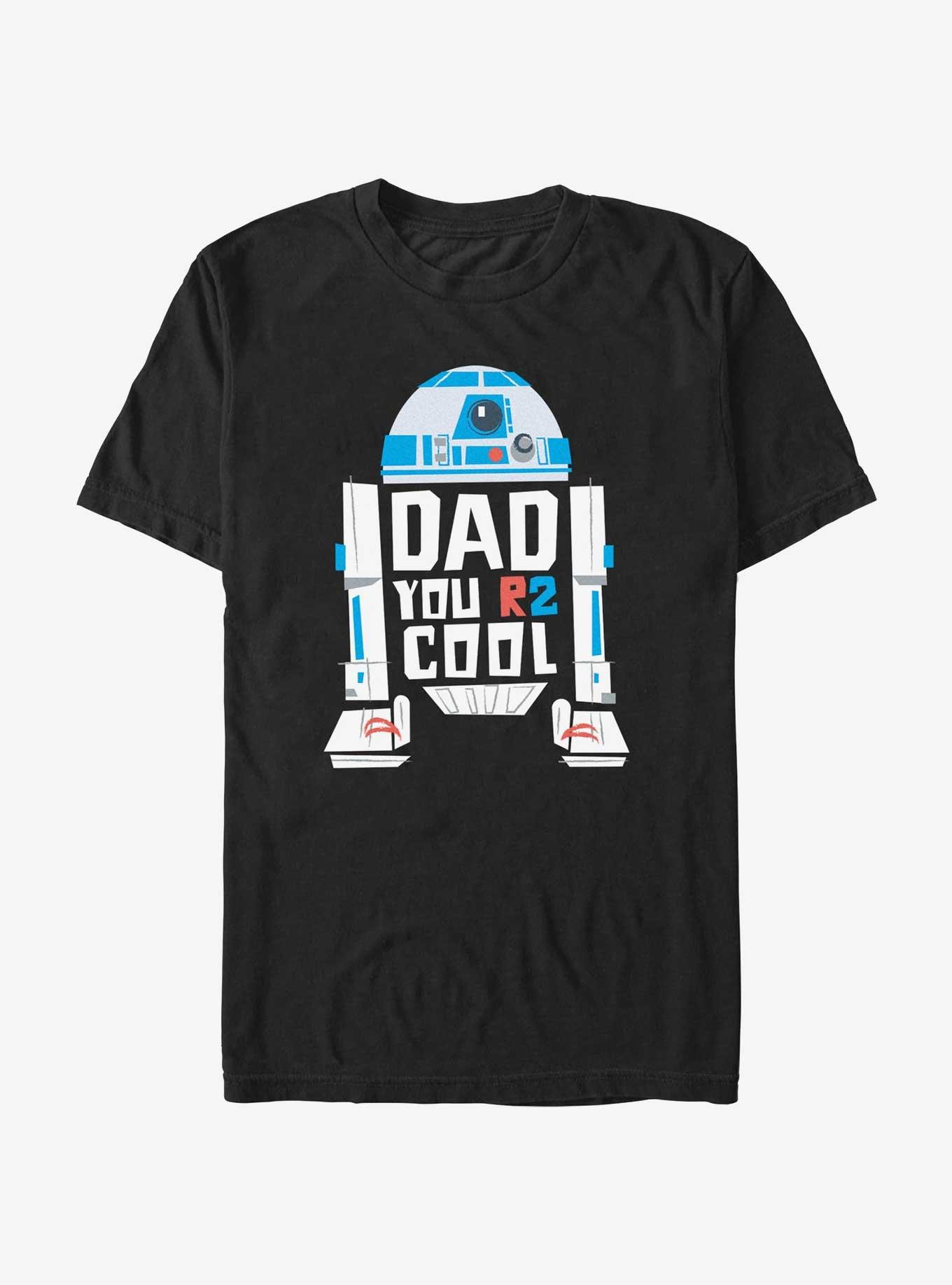 Star Wars Dads R2 Cool T-Shirt, BLACK, hi-res