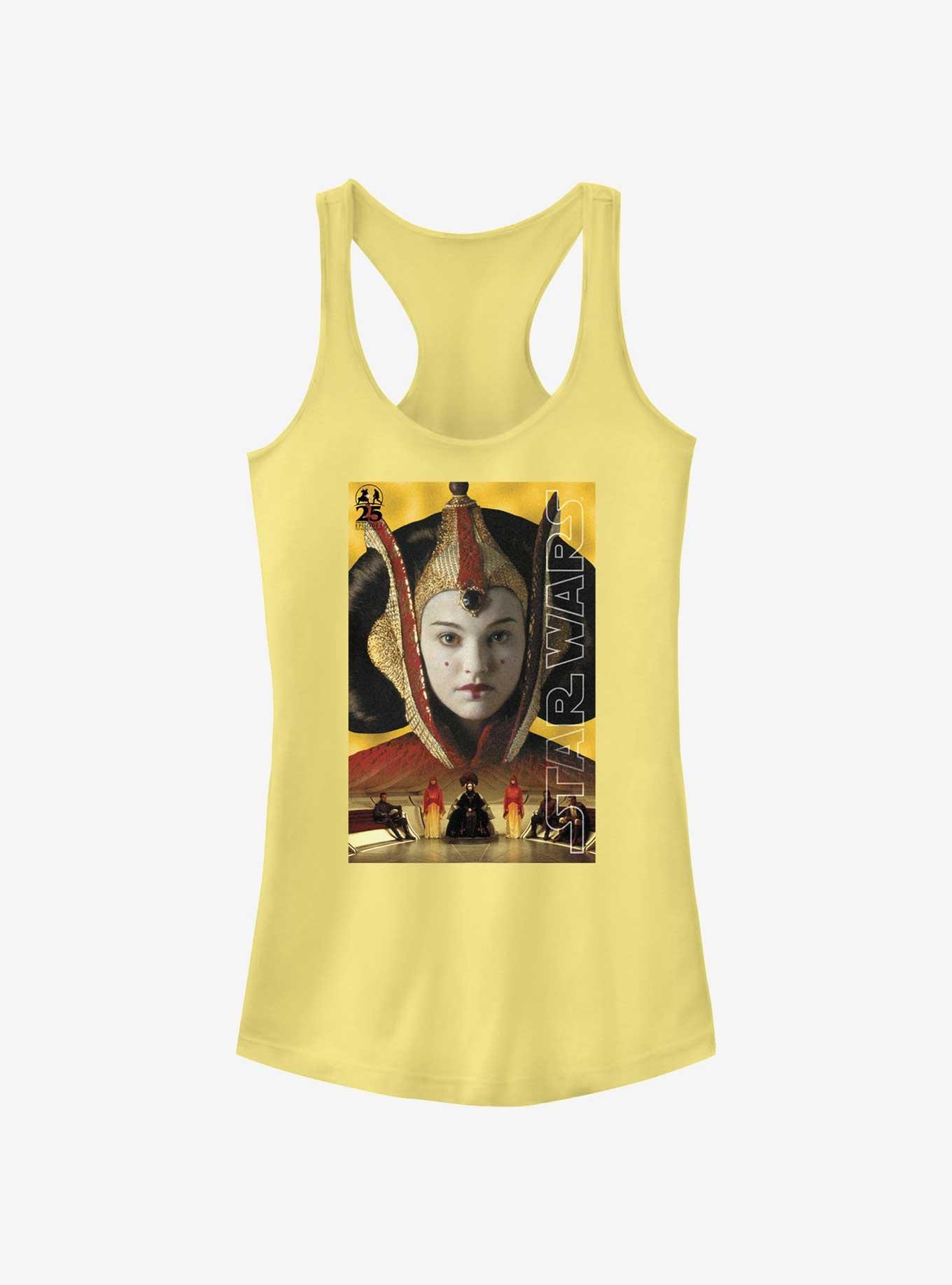 Star Wars Queen Amidala Poster Girls Tank, BANANA, hi-res