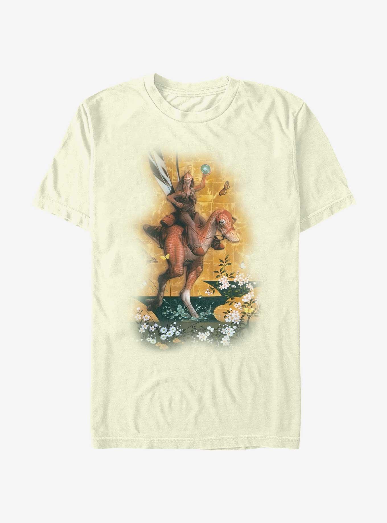 Star Wars Jar Jar Garden Fantasy T-Shirt, NATURAL, hi-res