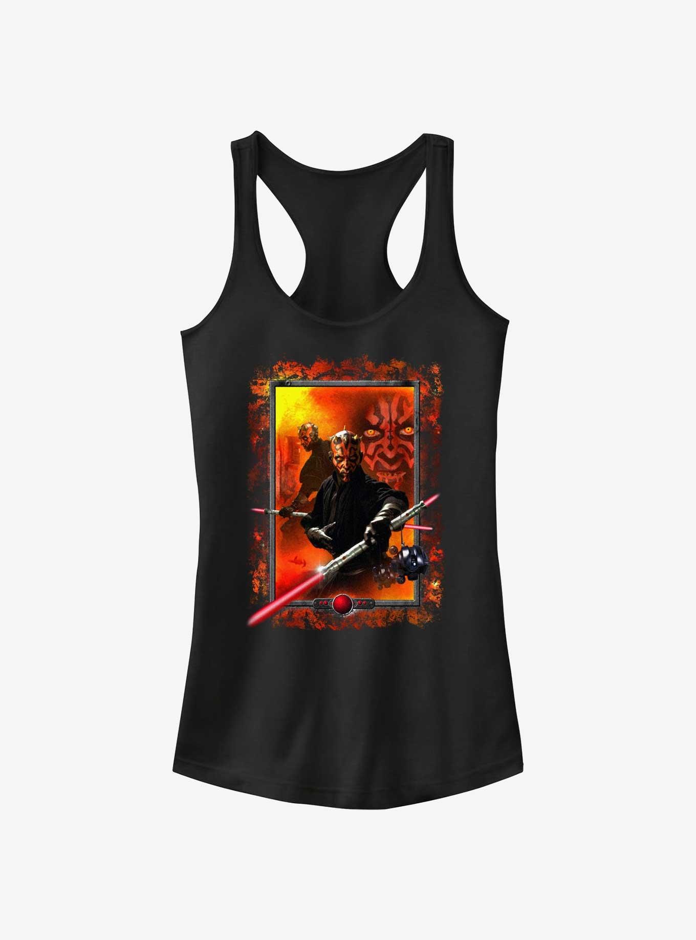 Star Wars Maul Frame Girls Tank, BLACK, hi-res