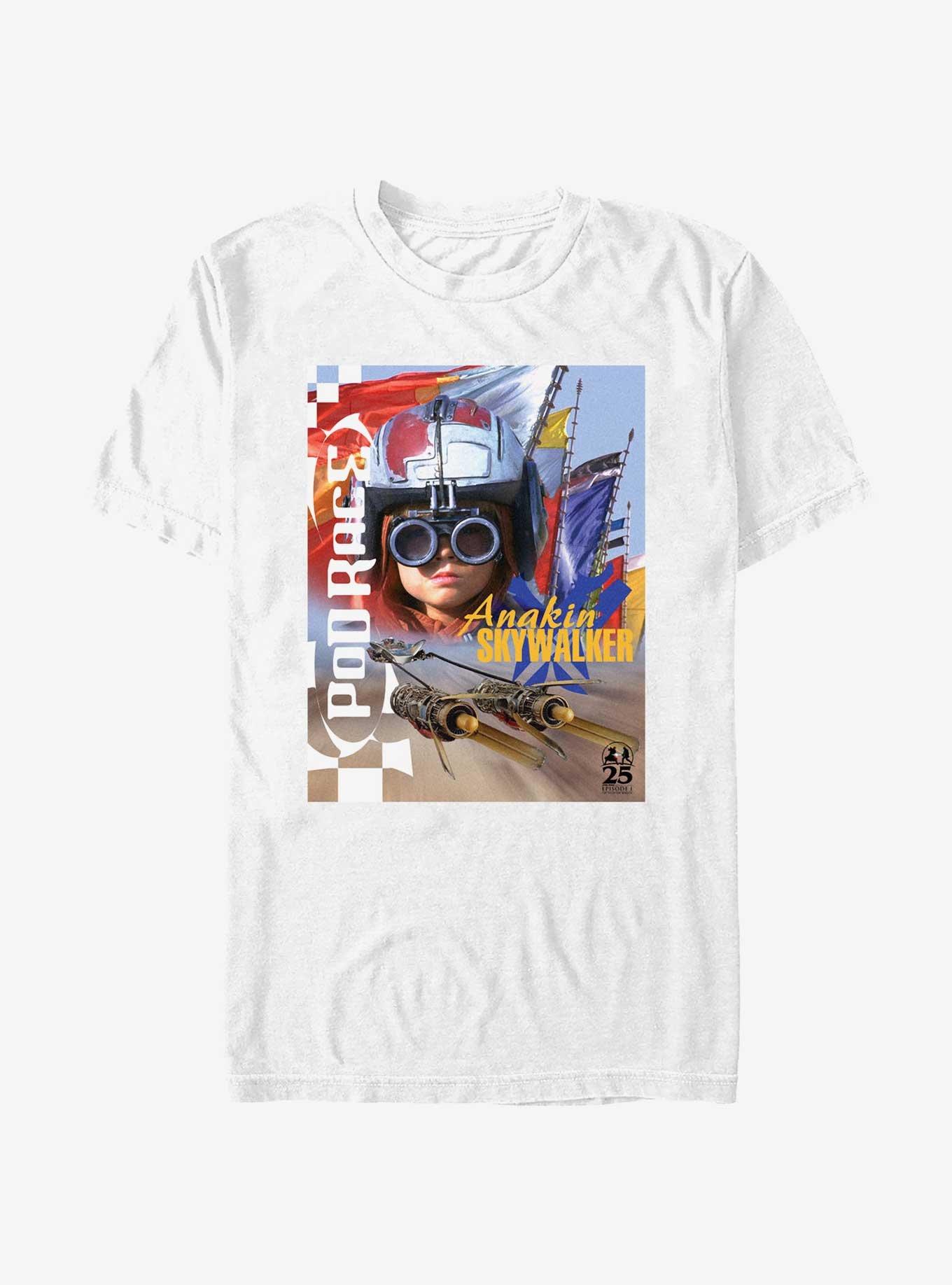 Star Wars Young Anakin Pod Race Poster T-Shirt, , hi-res