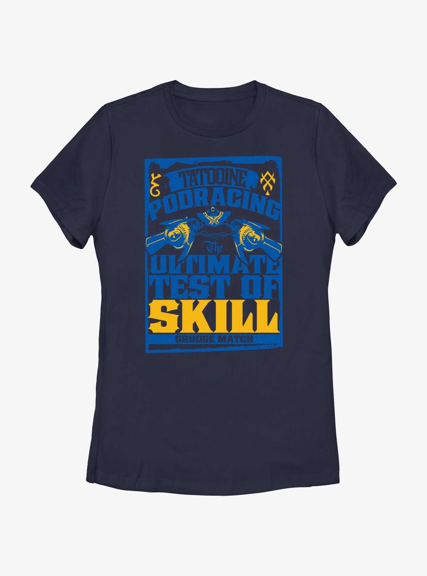 Star Wars Pod Racing Ultimate Test Of Skill Womens T-Shirt, NAVY, hi-res