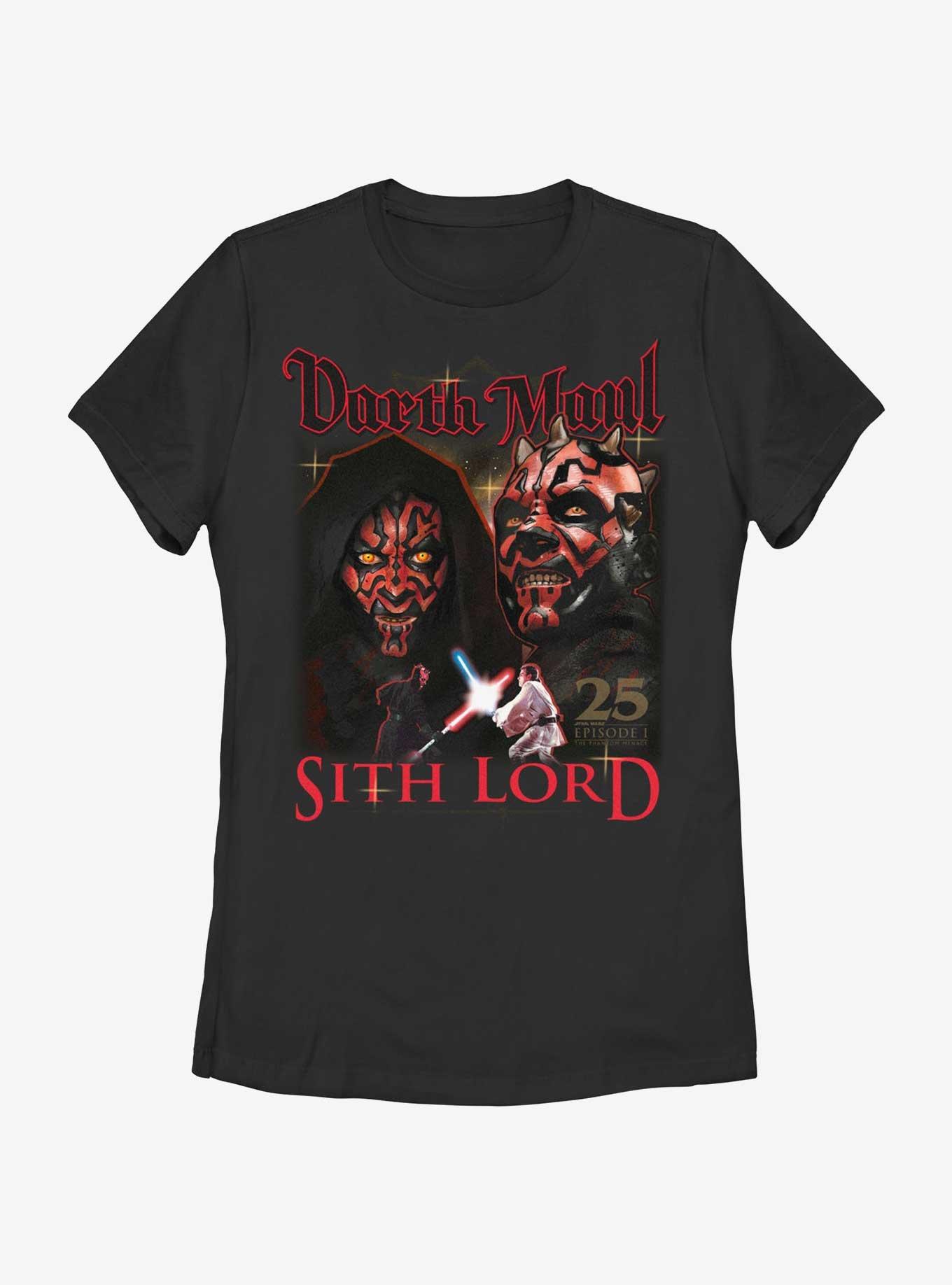 Star Wars Darth Maul Sith Lord Womens T-Shirt, BLACK, hi-res