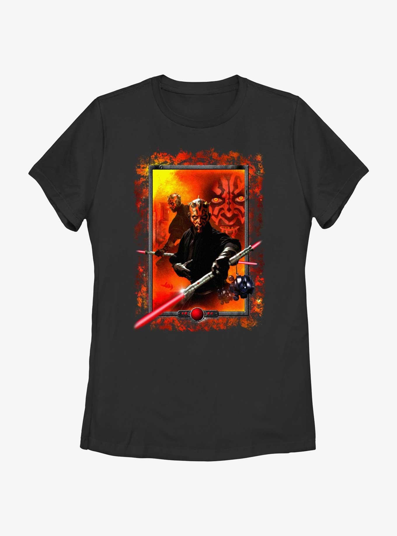 Star Wars Maul Frame Womens T-Shirt, BLACK, hi-res