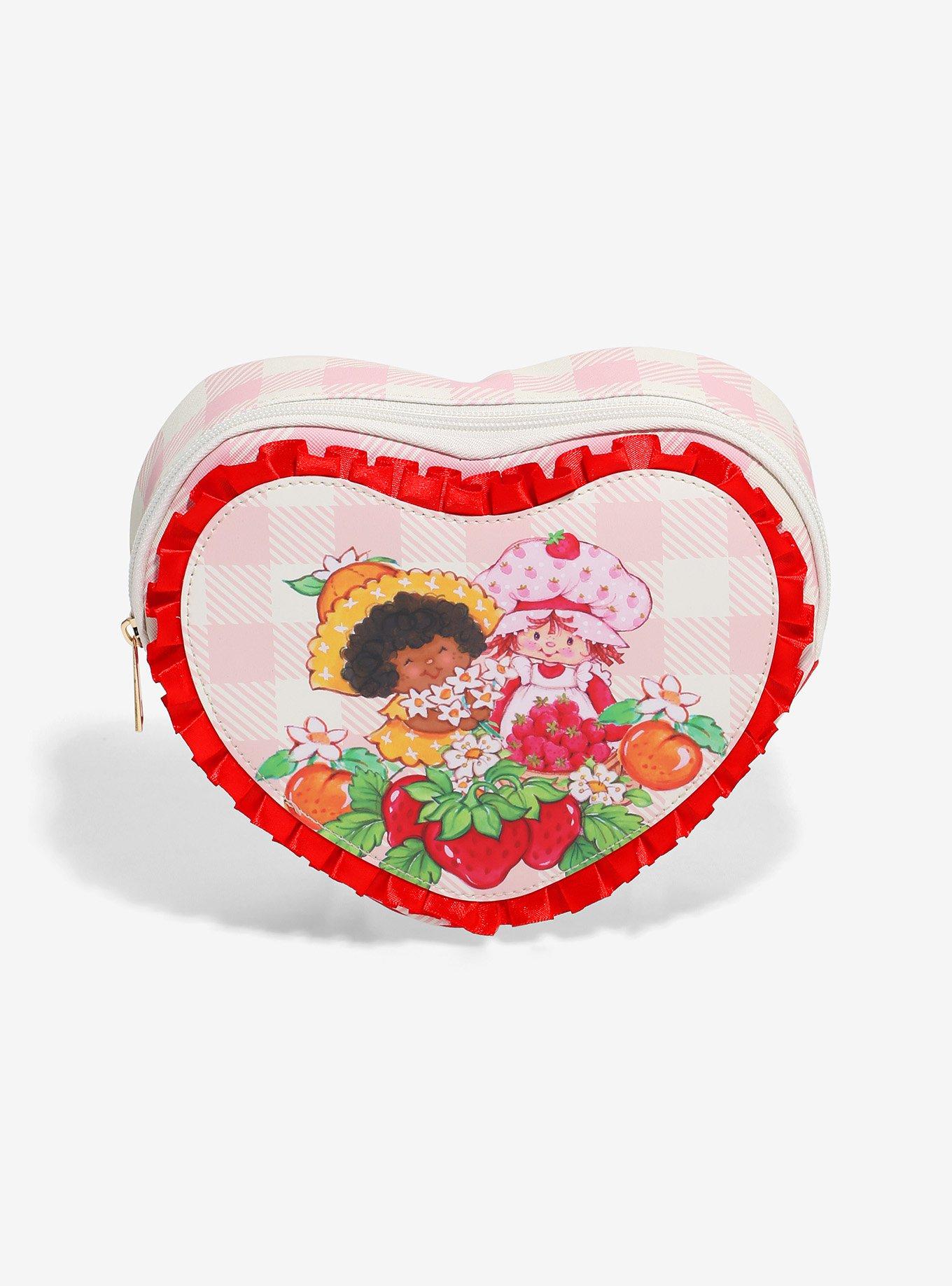 Strawberry Shortcake Orange Blossom Heart Makeup Bag Hot Topic