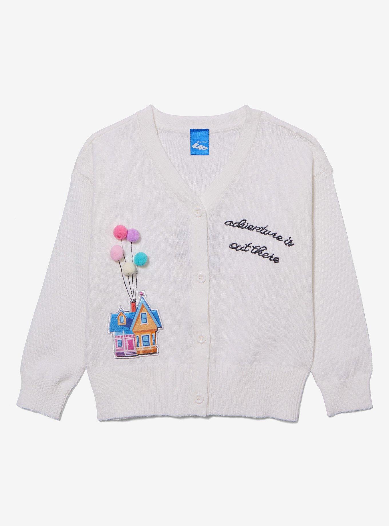 Disney Pixar Up Balloon House Pom Pom Toddler Cardigan, MULTI, hi-res