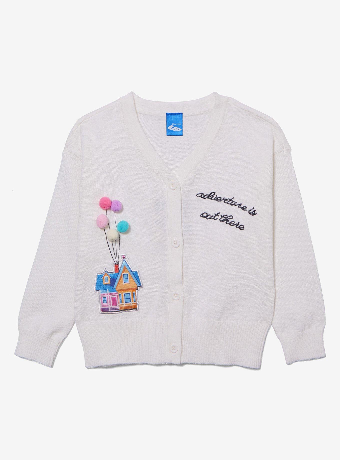 Disney Pixar Up Balloon House Pom Pom Toddler Cardigan, , hi-res