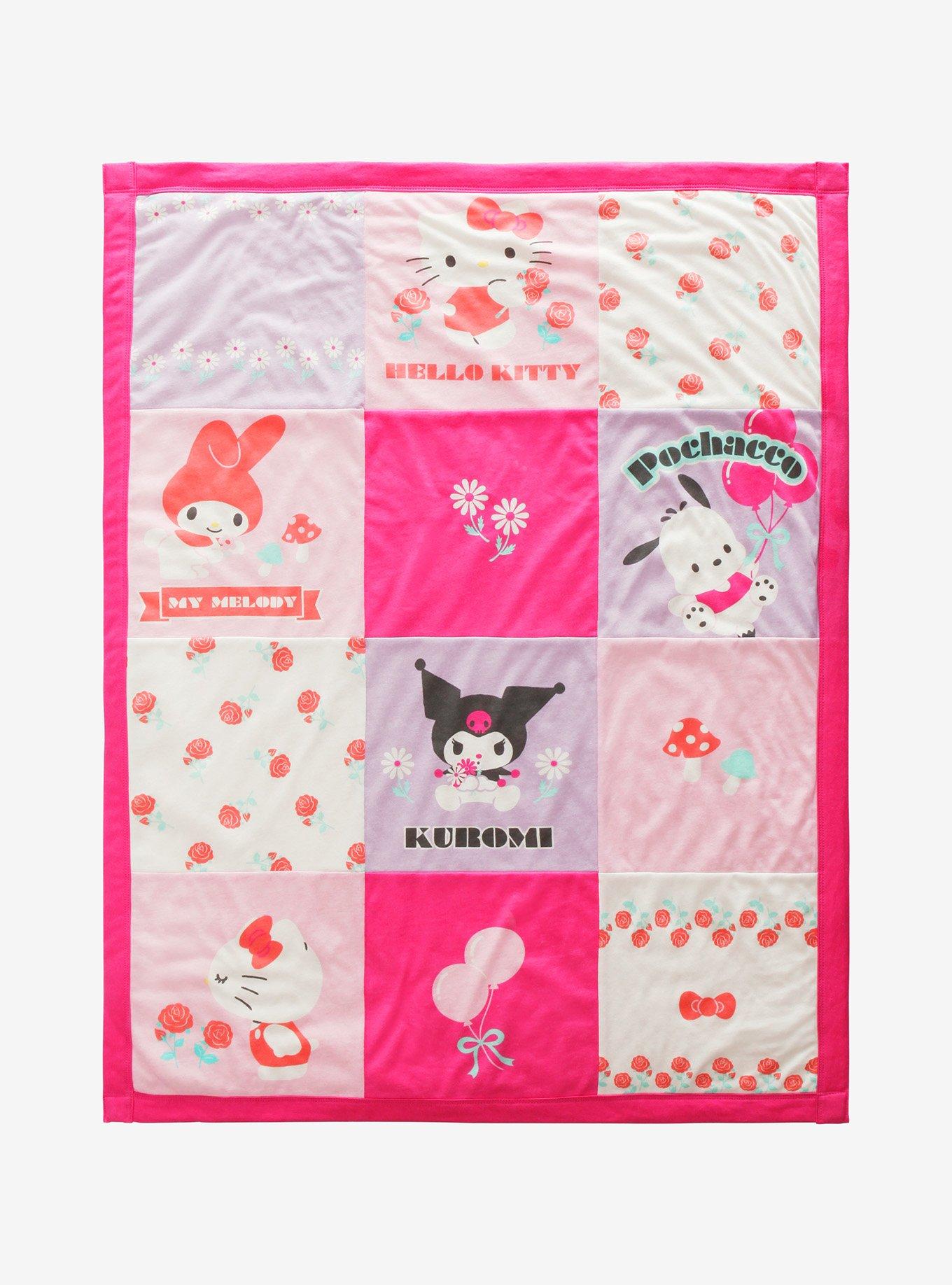 Sanrio Hello Kitty and Friends Retro Quilted Baby Blanket, , hi-res