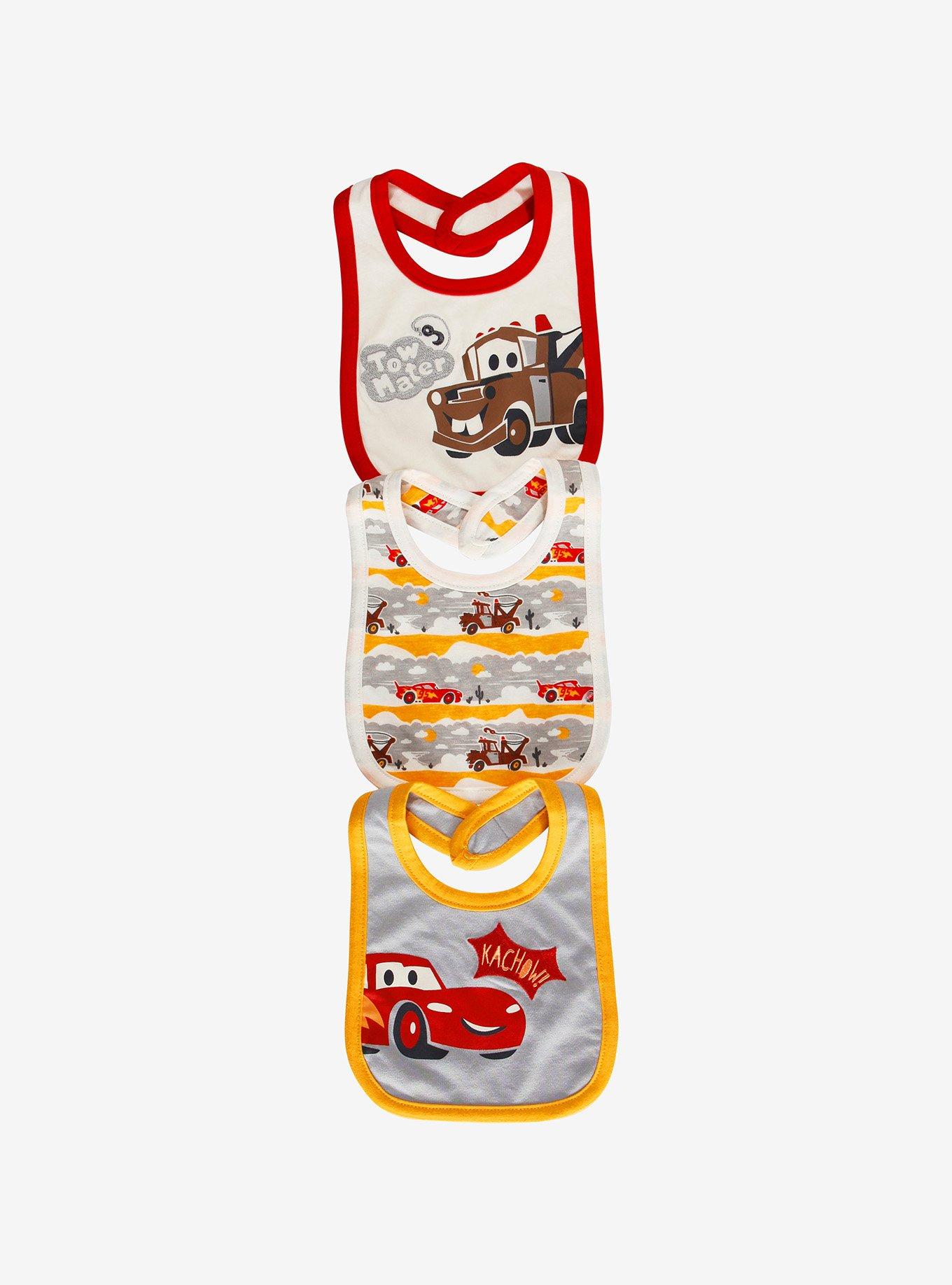 Disney Pixar Cars Lightning McQueen & Mater Chibi Bib Set, , hi-res