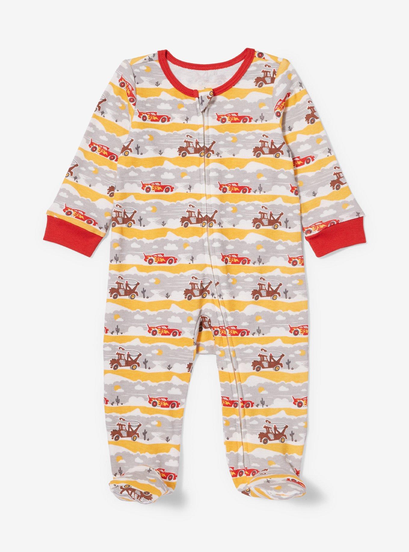 Disney Pixar Cars Lightning McQueen & Mater Horizontal Allover Print Infant One-Piece, , hi-res