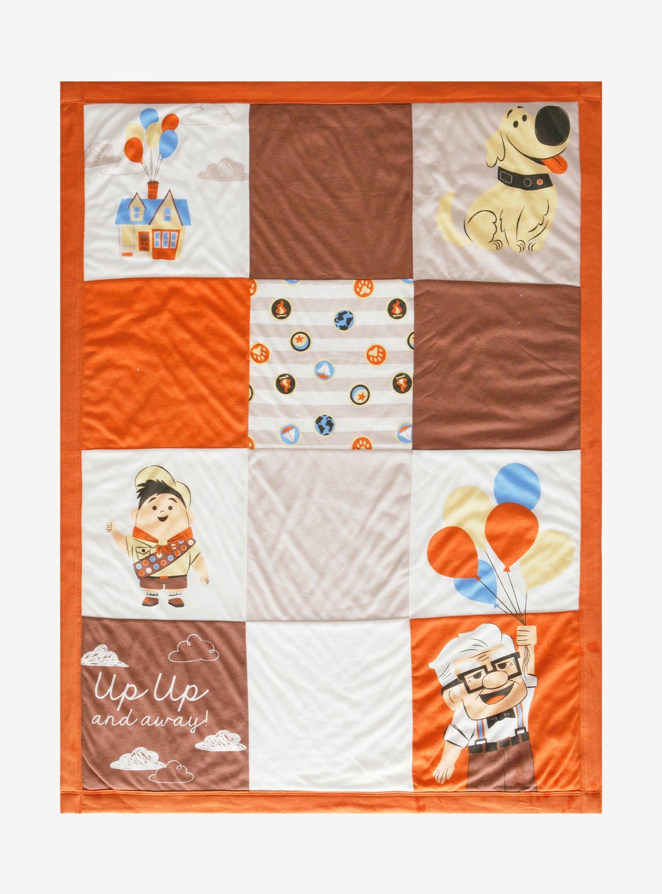 Disney Pixar Up Multi Character Quilted Baby Blanket, , hi-res