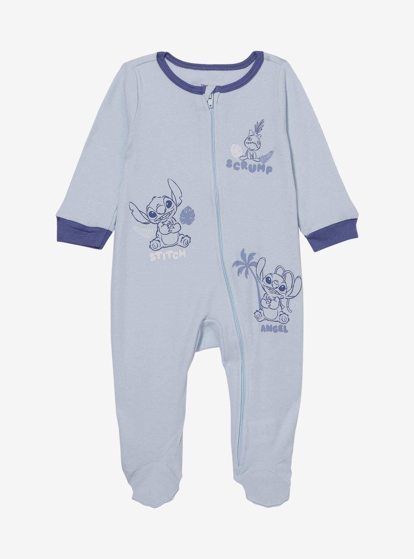 Disney Lilo & Stitch Angel, Stitch, & Scrump Infant One-Piece, MULTI, hi-res