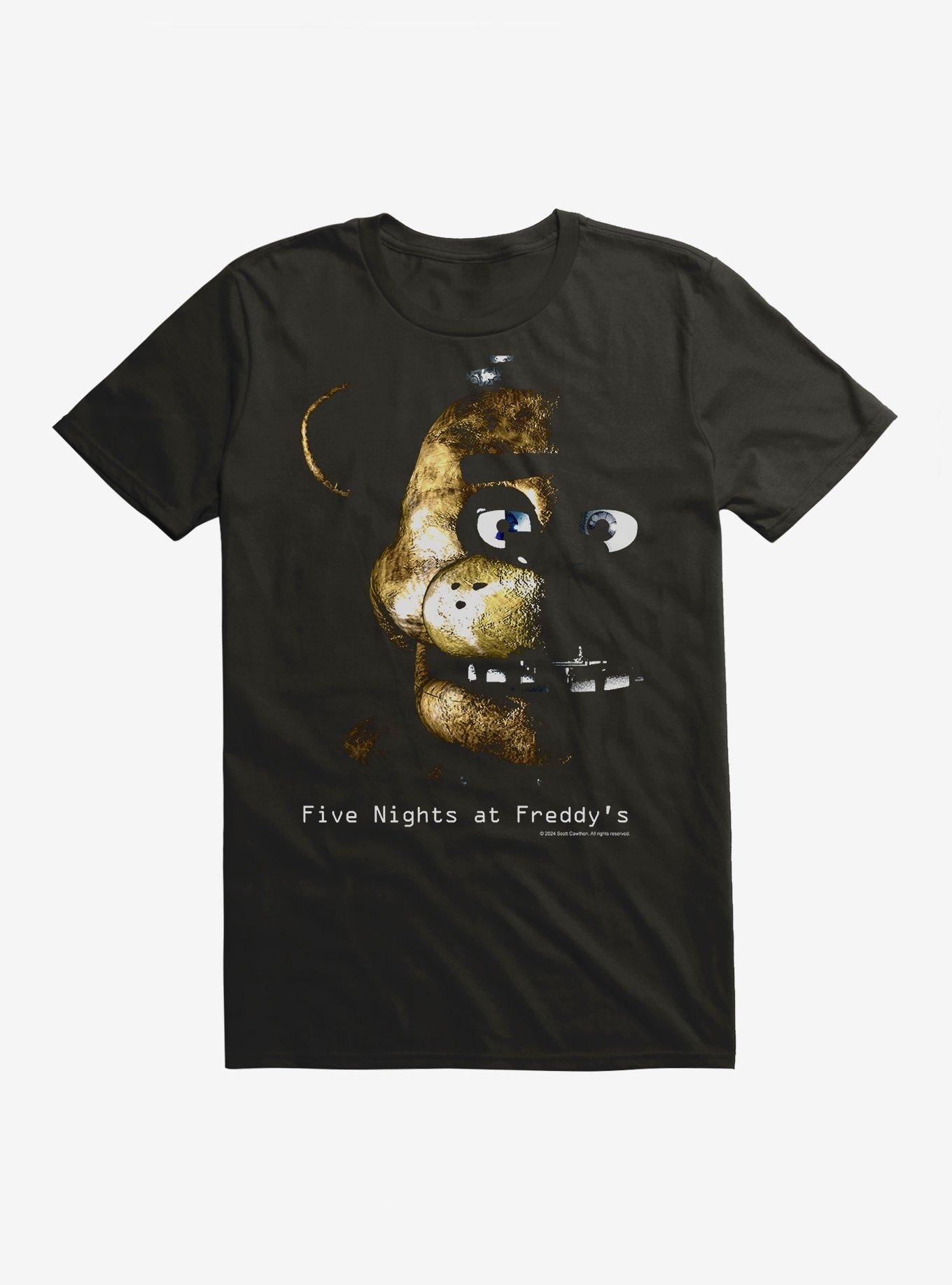 Five Nights At Freddy's In The Shadows T-Shirt, BLACK, hi-res