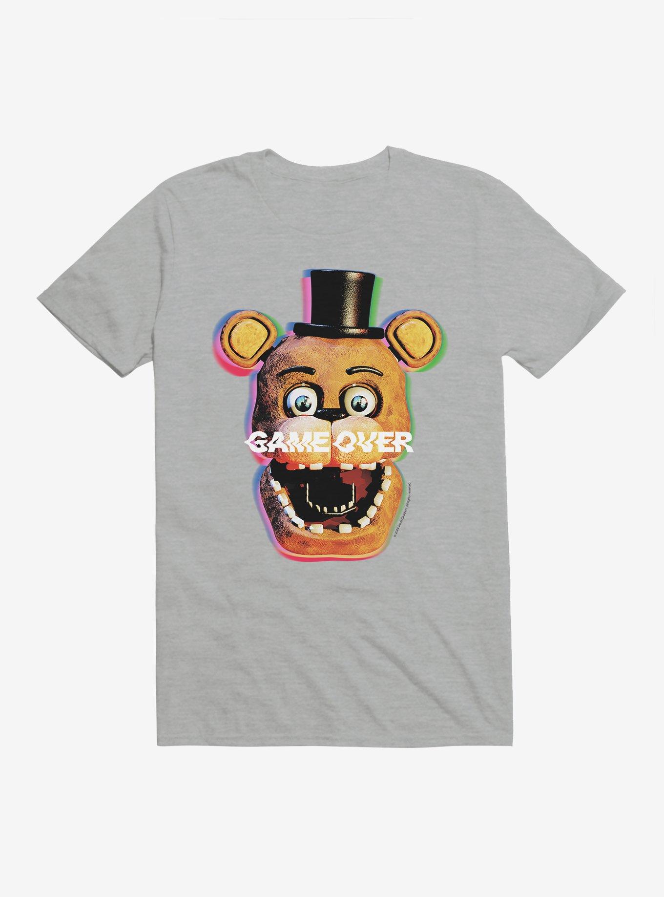 Five Nights At Freddy's Game Over Glitch T-Shirt, SPORT GRAY, hi-res