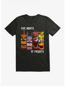 Five Nights At Freddy's Character Panels T-Shirt, , hi-res