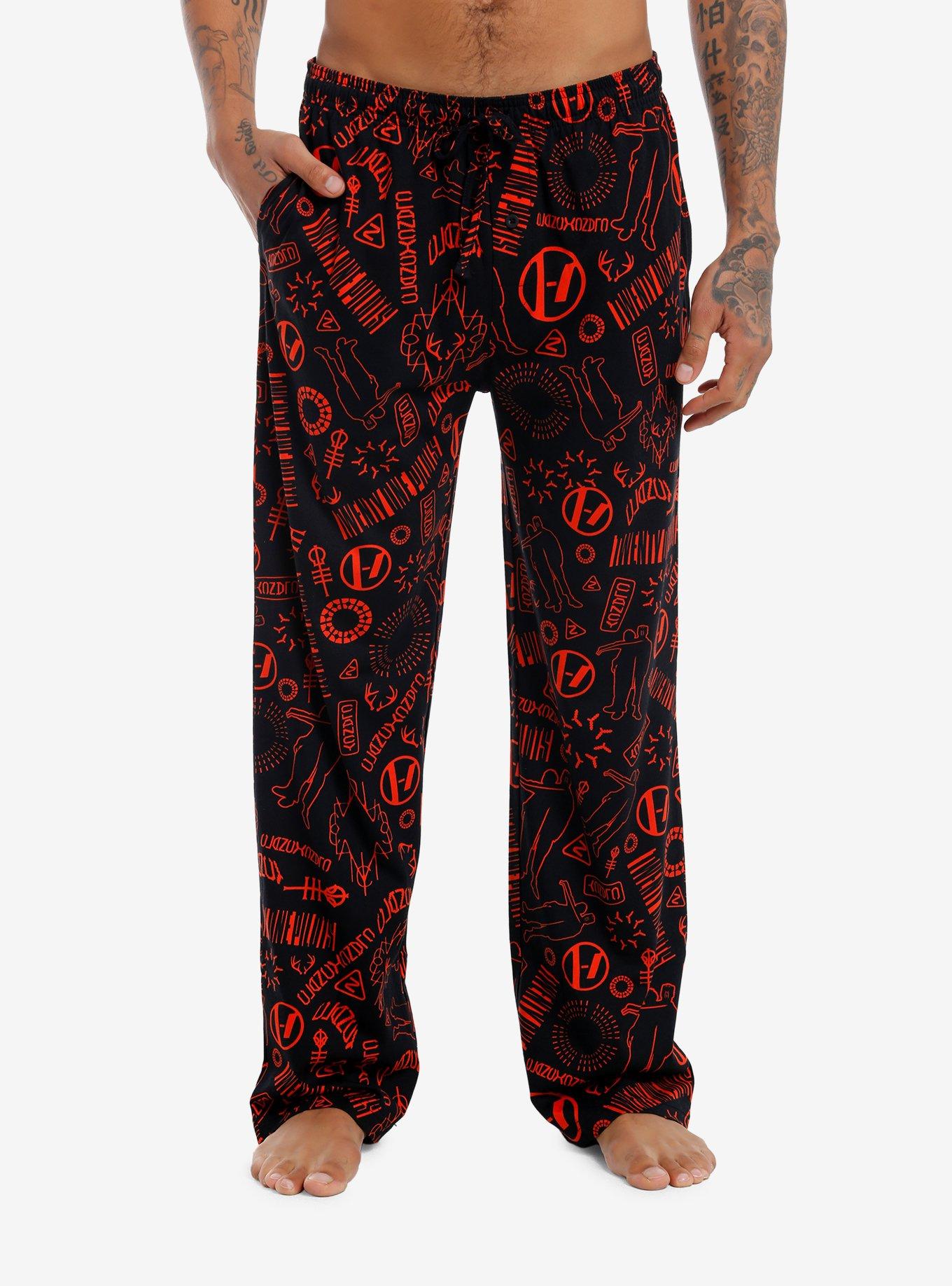 Twenty One Pilots Clancy Allover Print Pajama Pants, , hi-res