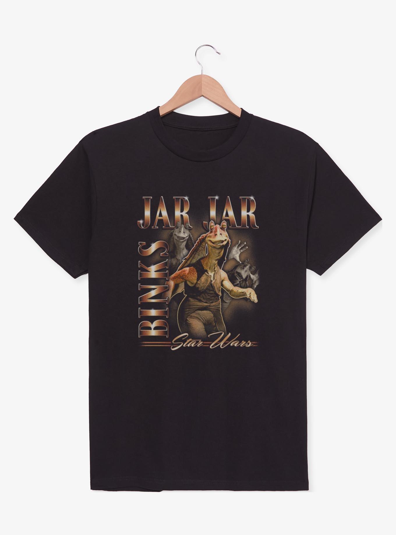 Star Wars Jar Jar Binks T-Shirt - BLACK | BoxLunch