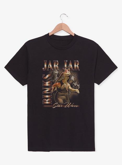 Star Wars Jar Jar Binks T-Shirt - BLACK | BoxLunch
