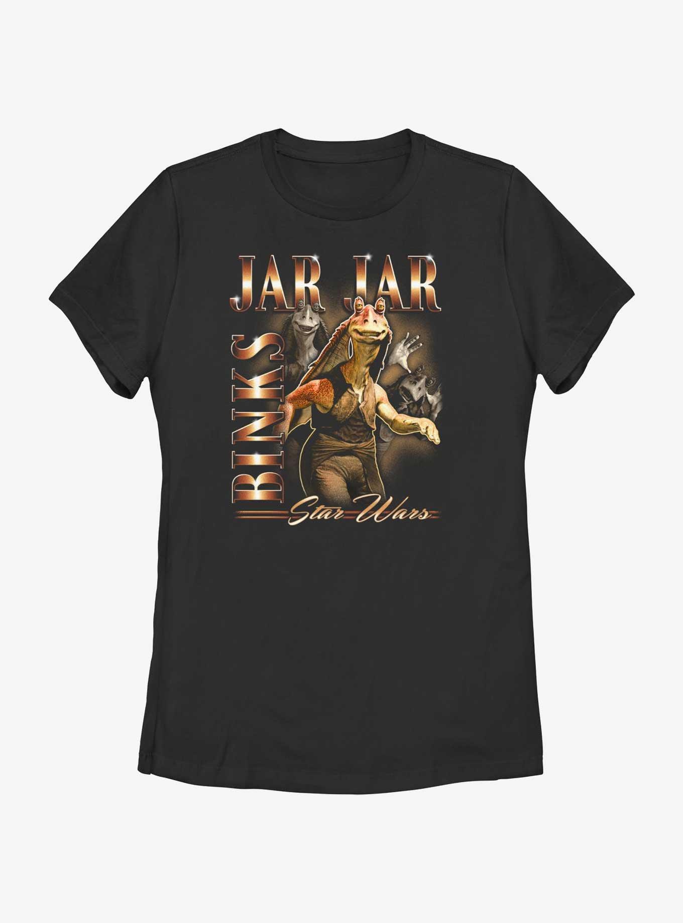 Star Wars Jar Jar Binks Womens T-Shirt, BLACK, hi-res