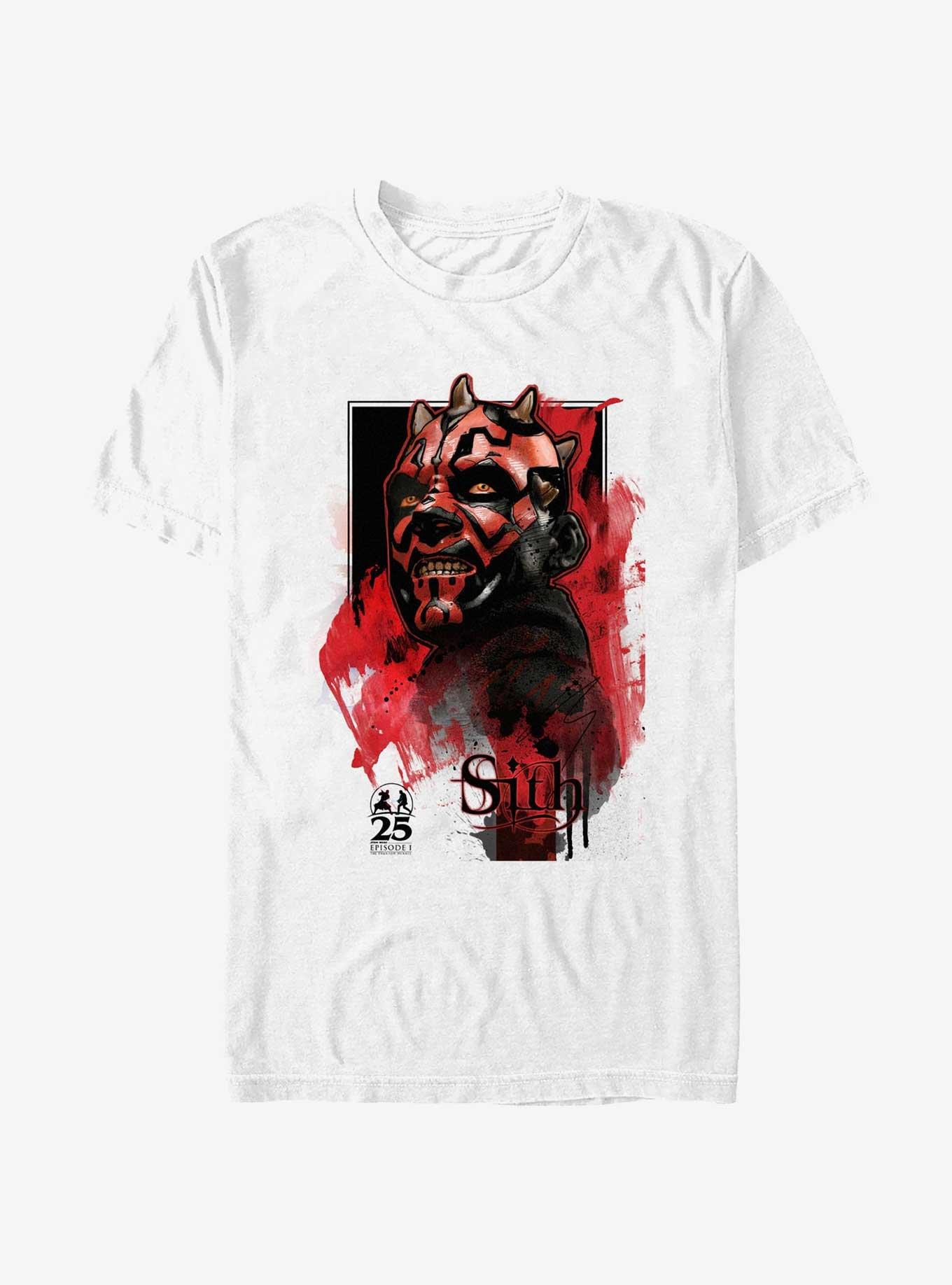 Star Wars Sith Maul T-Shirt, WHITE, hi-res