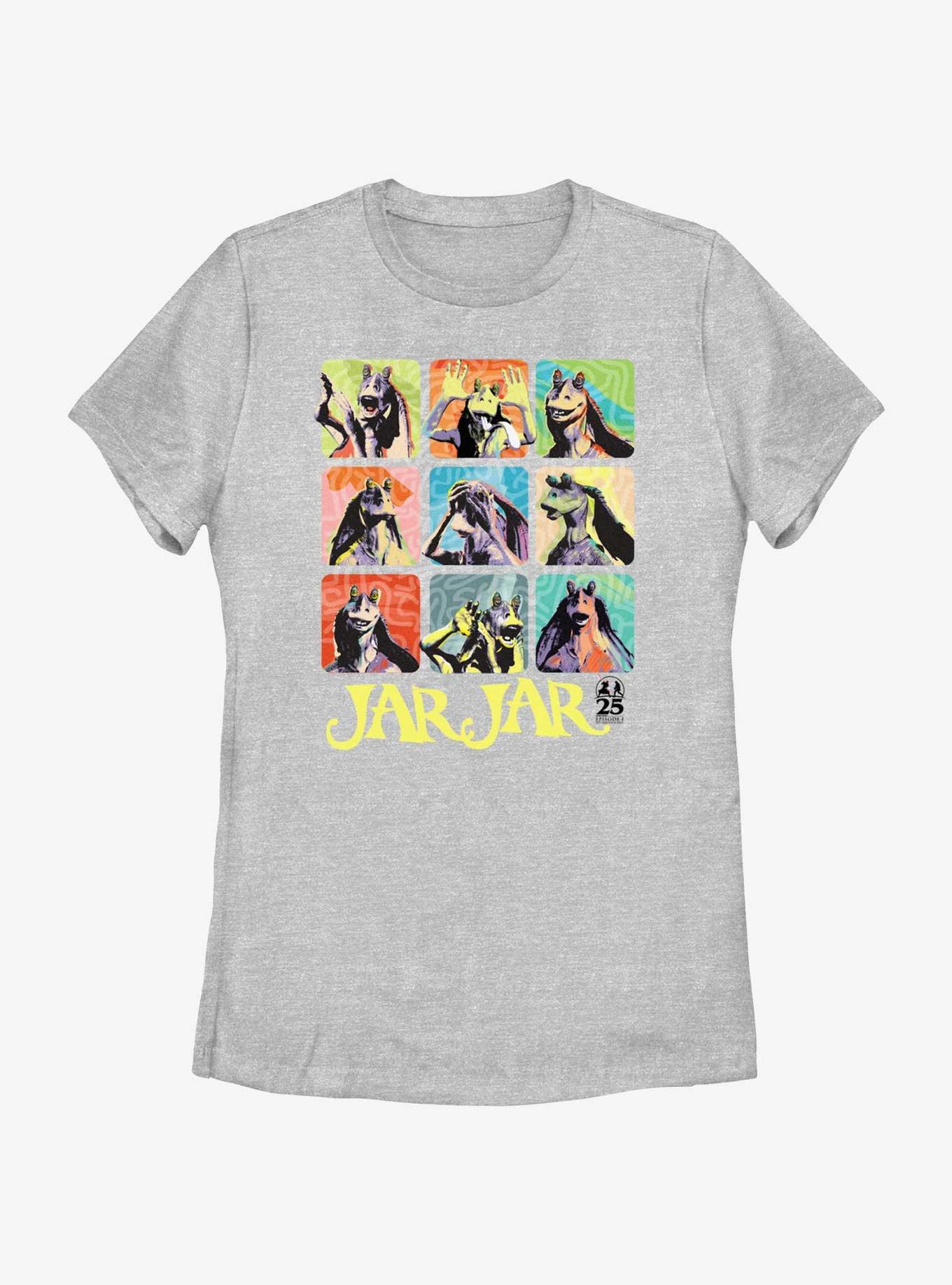 Star Wars Jar Jar Faces Womens T-Shirt, , hi-res