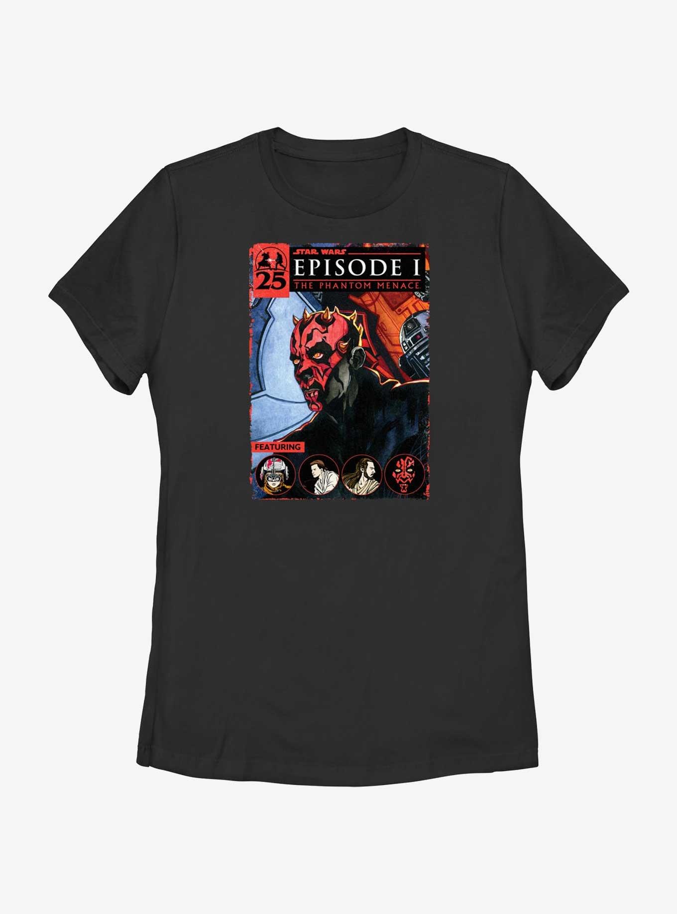 Star Wars Darth Maul Cover Womens T-Shirt, , hi-res