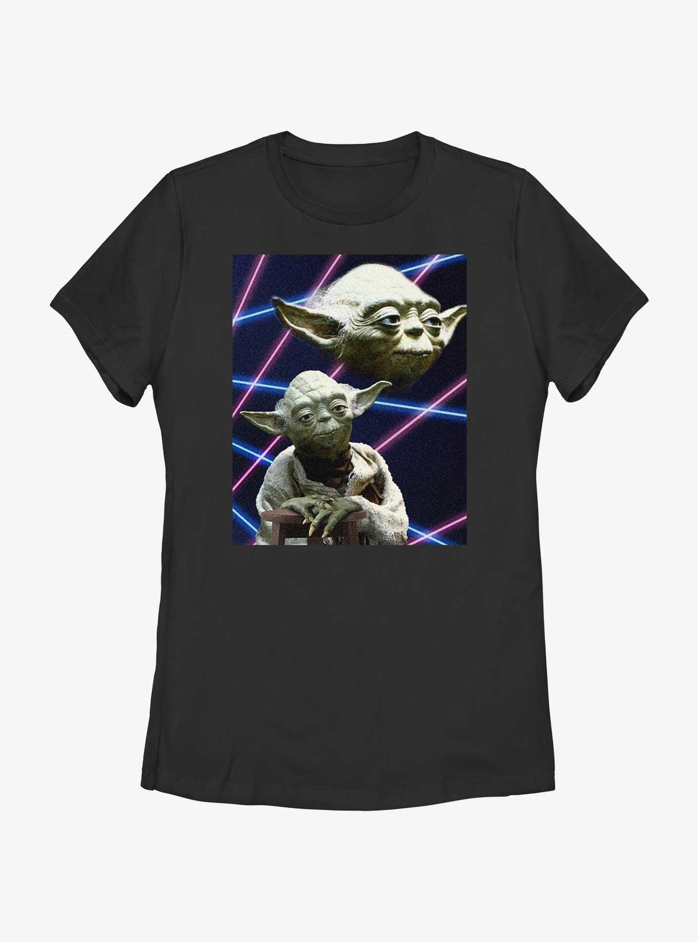 Star Wars Yoda Picture Day Womens T-Shirt, BLACK, hi-res