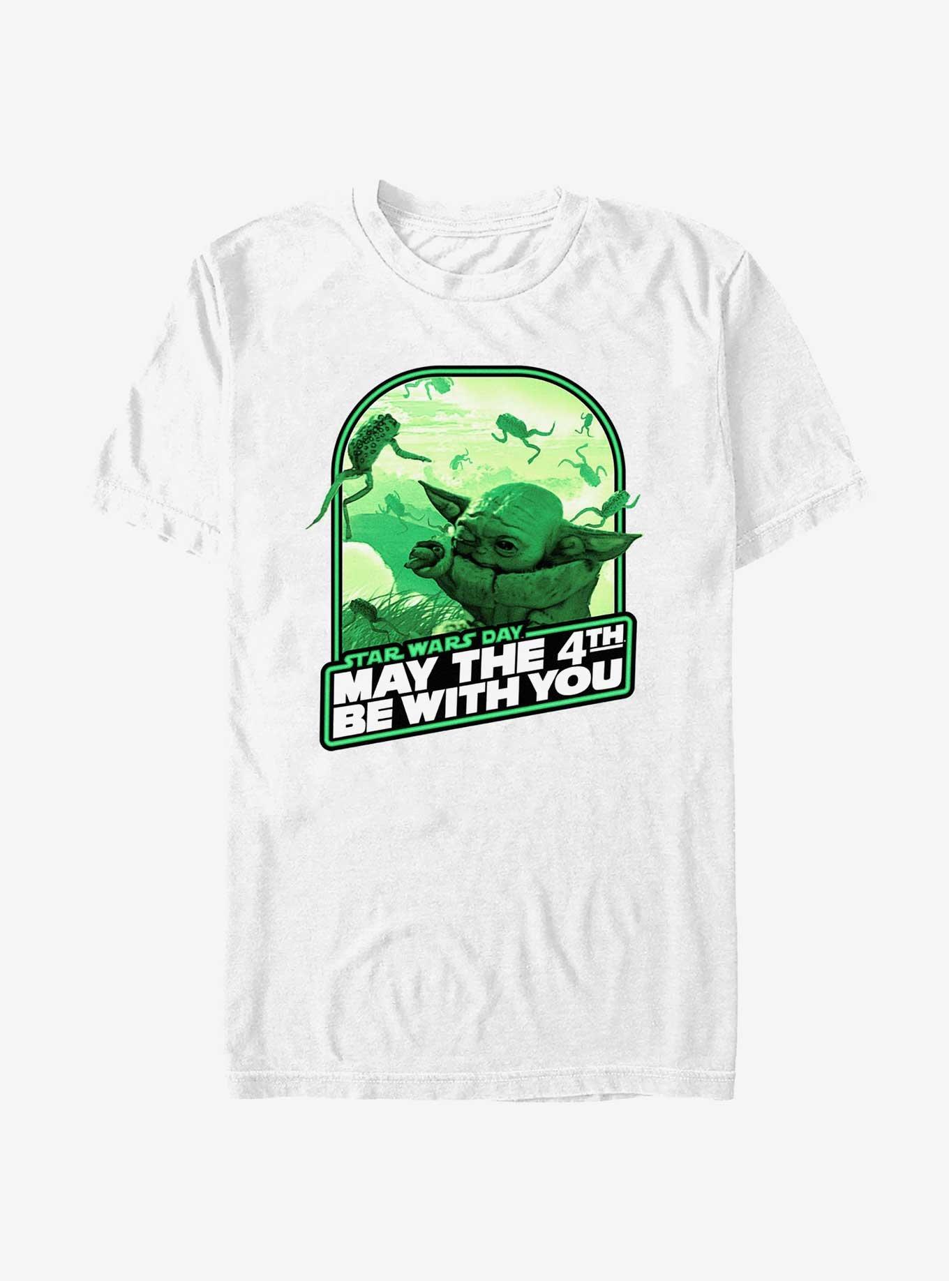 Star Wars Grogu Frog Food May The 4th Be With You T-Shirt, WHITE, hi-res