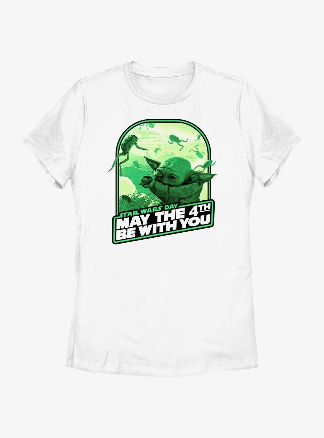 Star Wars Grogu Frog Food May The 4th Be With You Womens T-Shirt, , hi-res