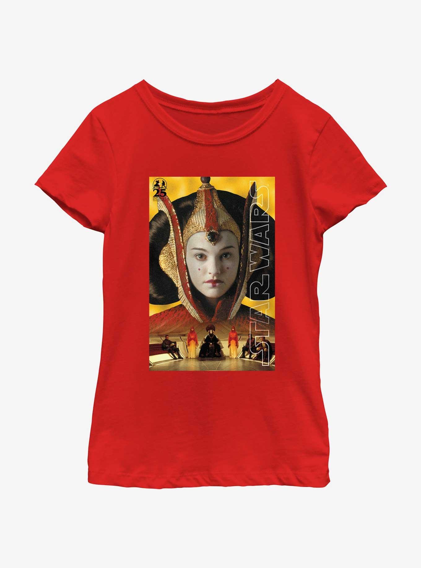 Star Wars Queen Amidala Poster Youth Girls T-Shirt, , hi-res