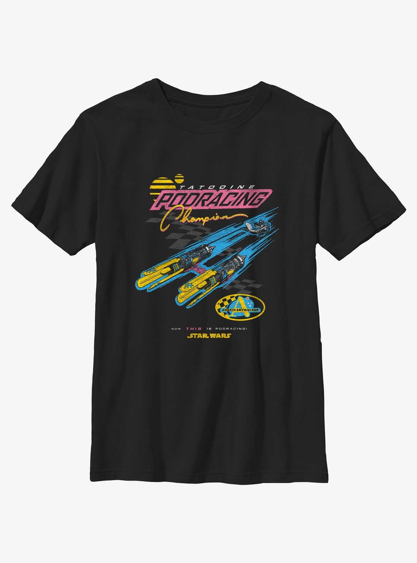 Star Wars Pod Racing Championship Youth T-Shirt, BLACK, hi-res