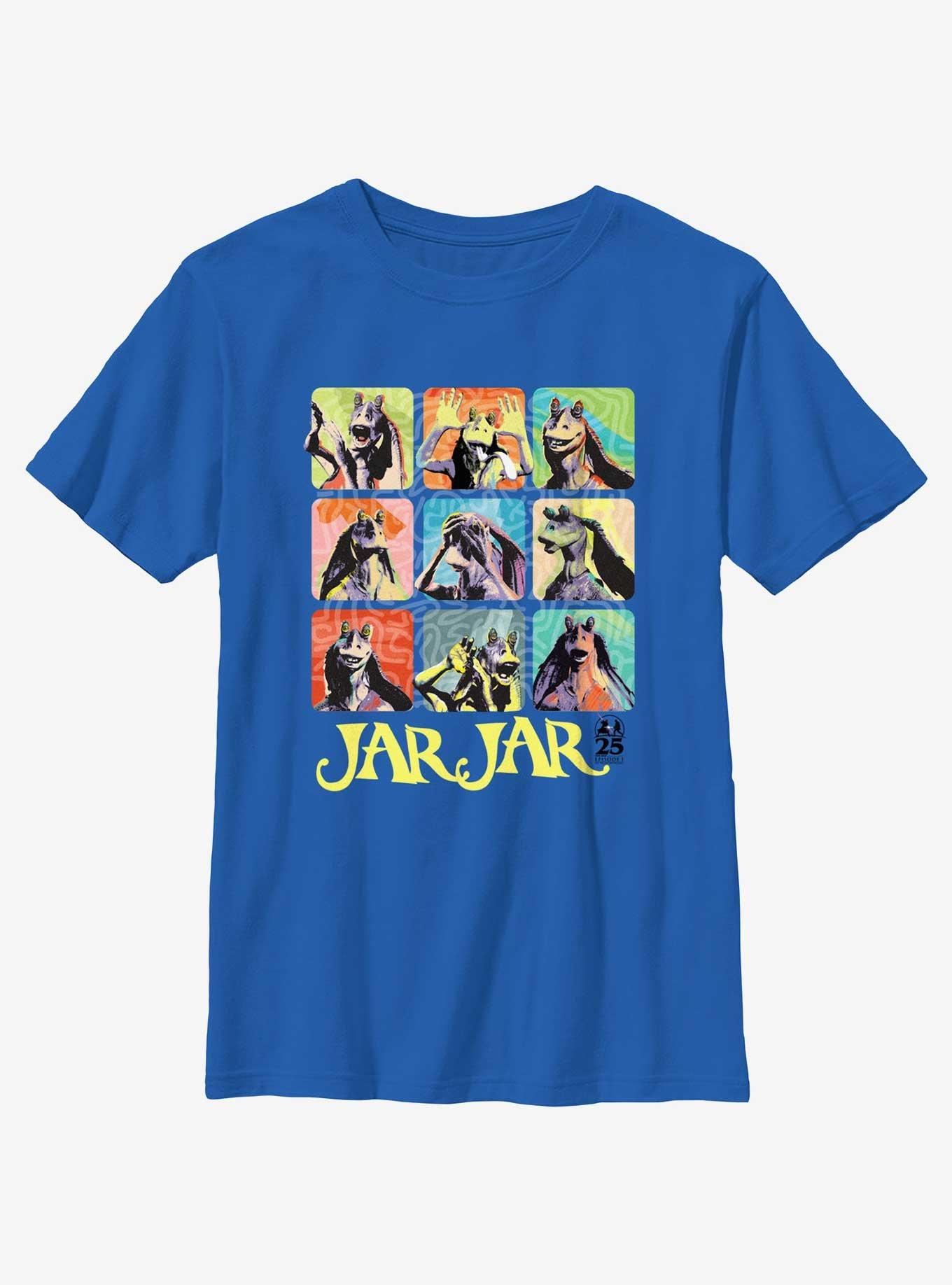 Star Wars Jar Jar Faces Youth T-Shirt, , hi-res