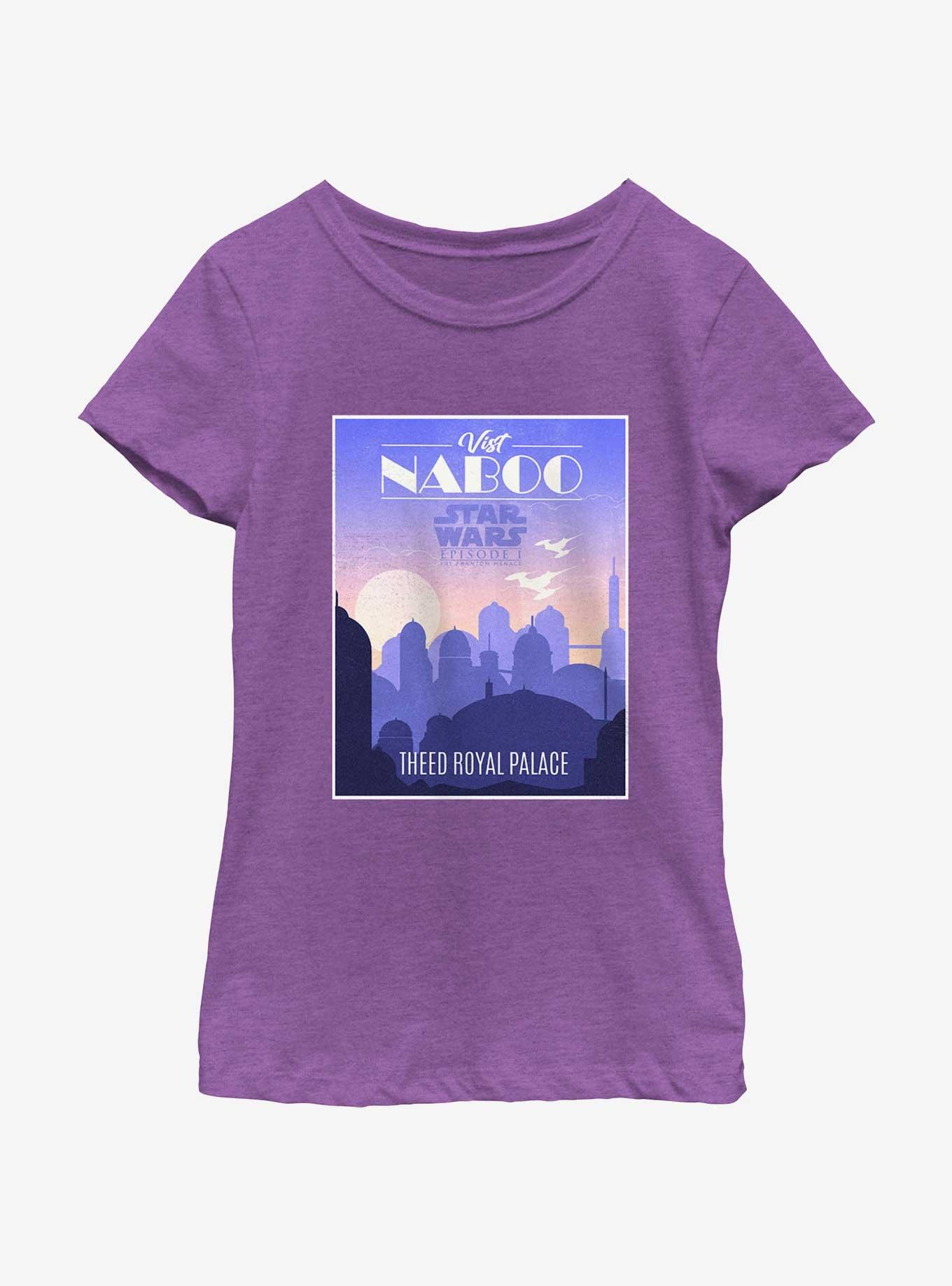 Star Wars Travel To Naboo Youth Girls T-Shirt, PURPLE BERRY, hi-res
