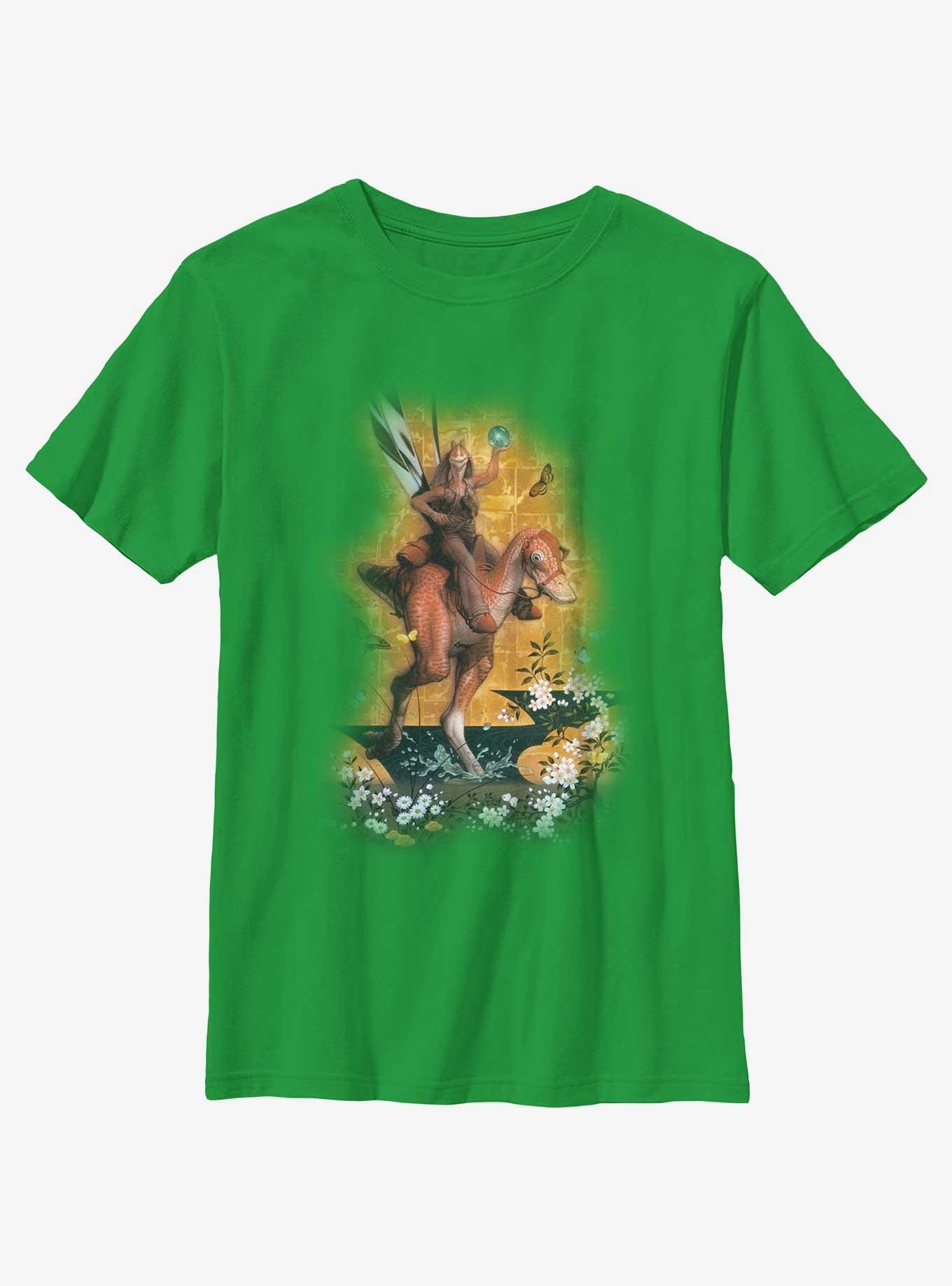 Star Wars Jar Jar Garden Fantasy Youth T-Shirt, , hi-res