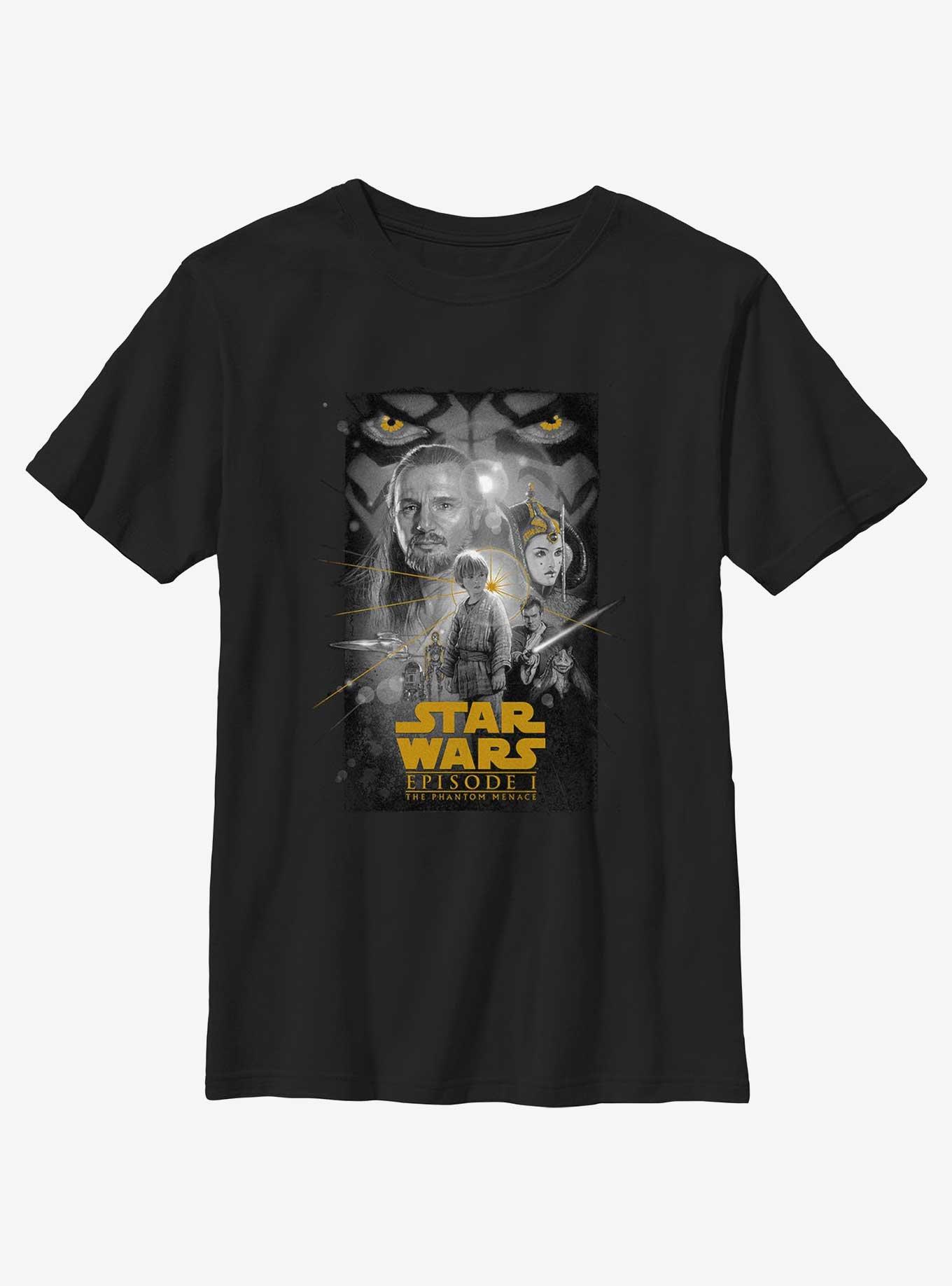 Star Wars Episode 1 Youth T-Shirt, BLACK, hi-res