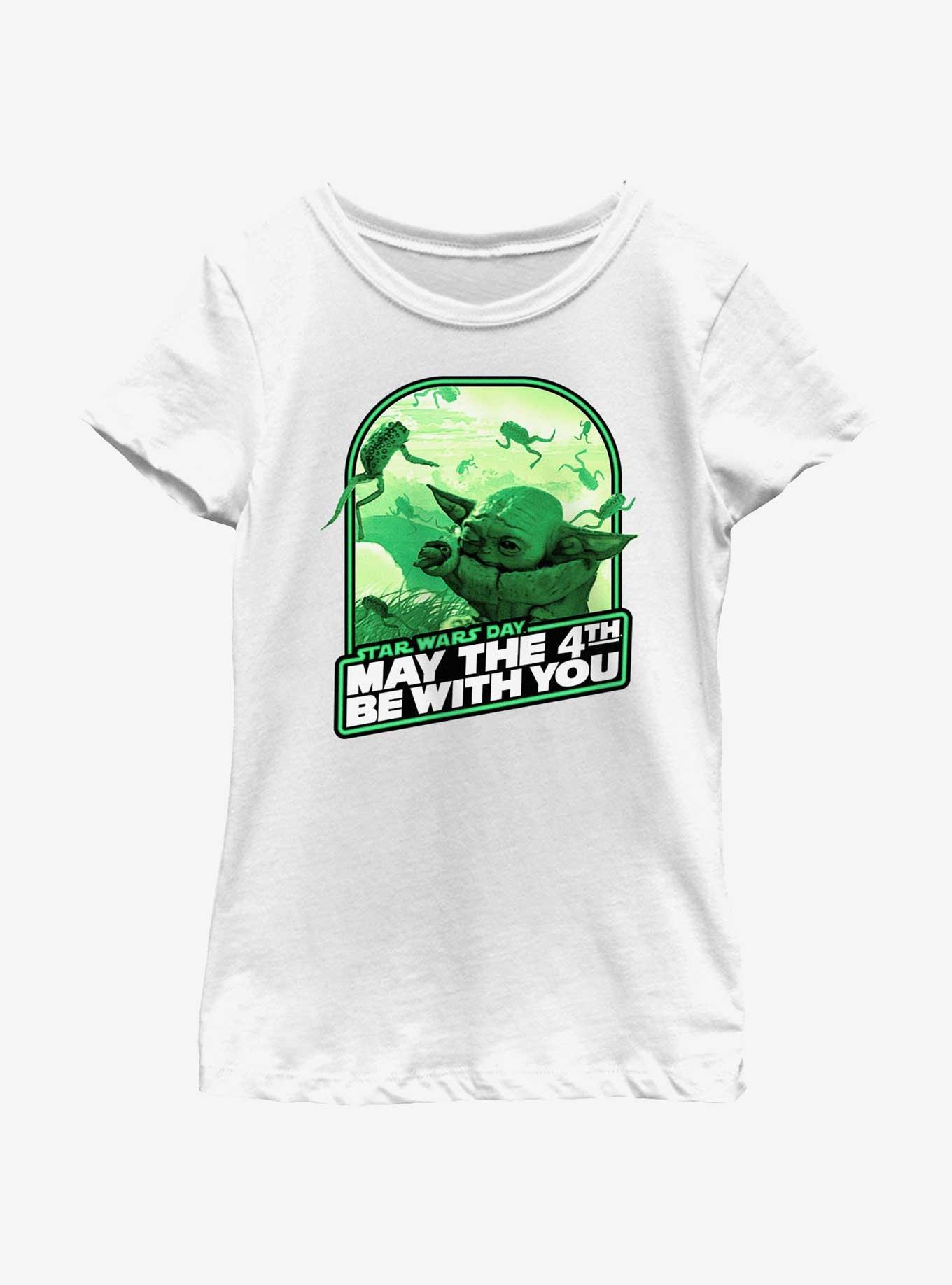 Star Wars Grogu Frog Food May The 4th Be With You Youth Girls T-Shirt, , hi-res