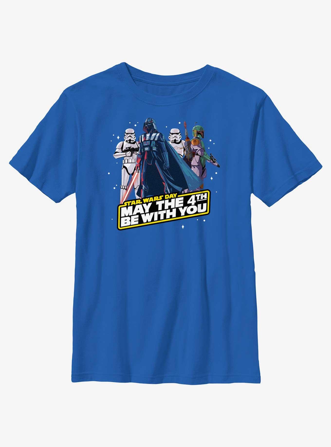 Star Wars May The Empire Be With You Youth T-Shirt, ROYAL, hi-res