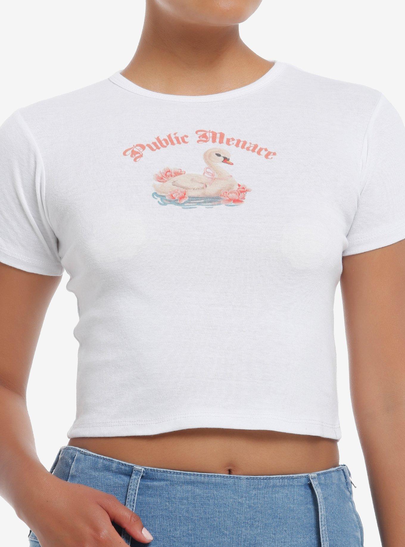 Public Menace Swan Girls Baby T-Shirt, , hi-res