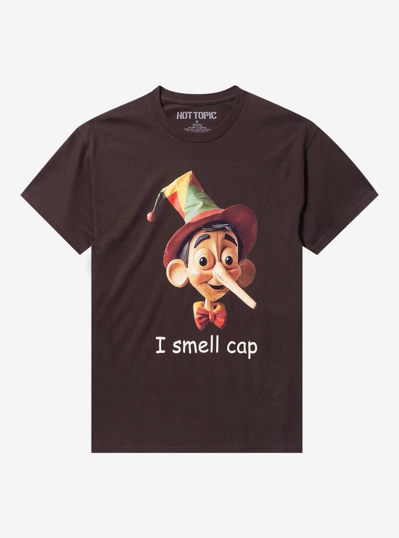 I Smell Cap Puppet T-Shirt, NATURAL, hi-res