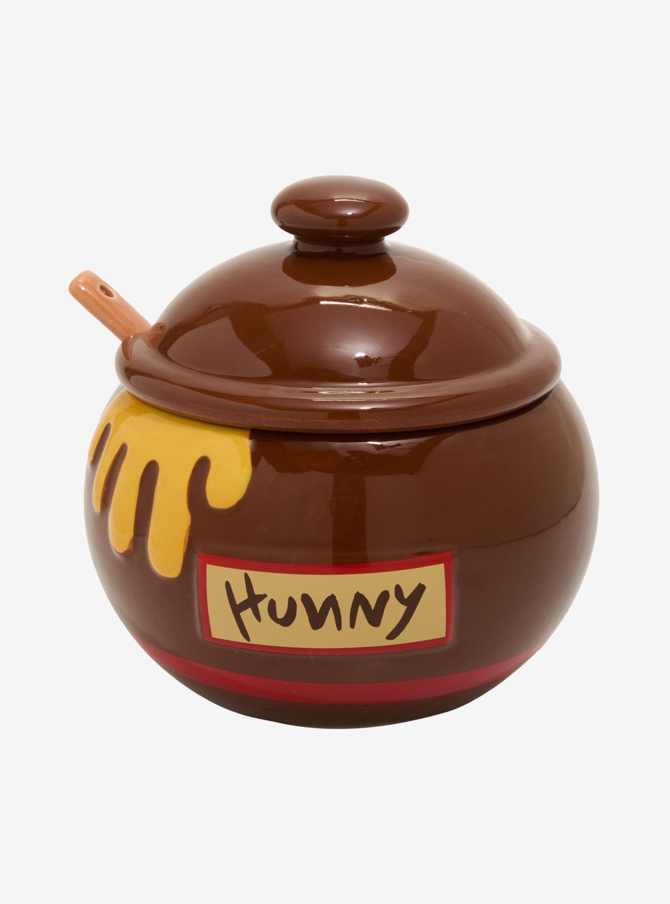 Disney Winnie the Pooh Honey Pot Bowl with Lid & Spoon, , hi-res